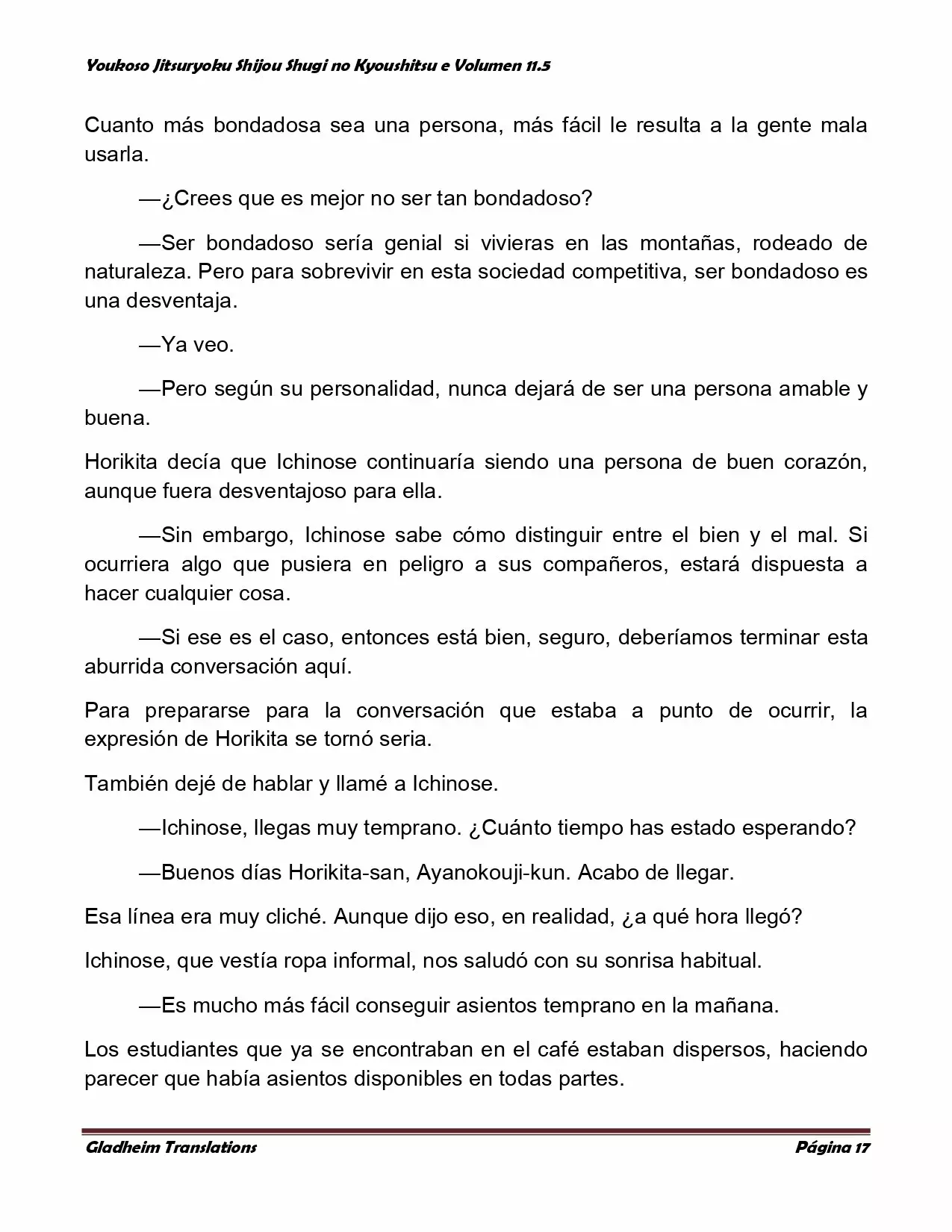 Página 17 del Manga