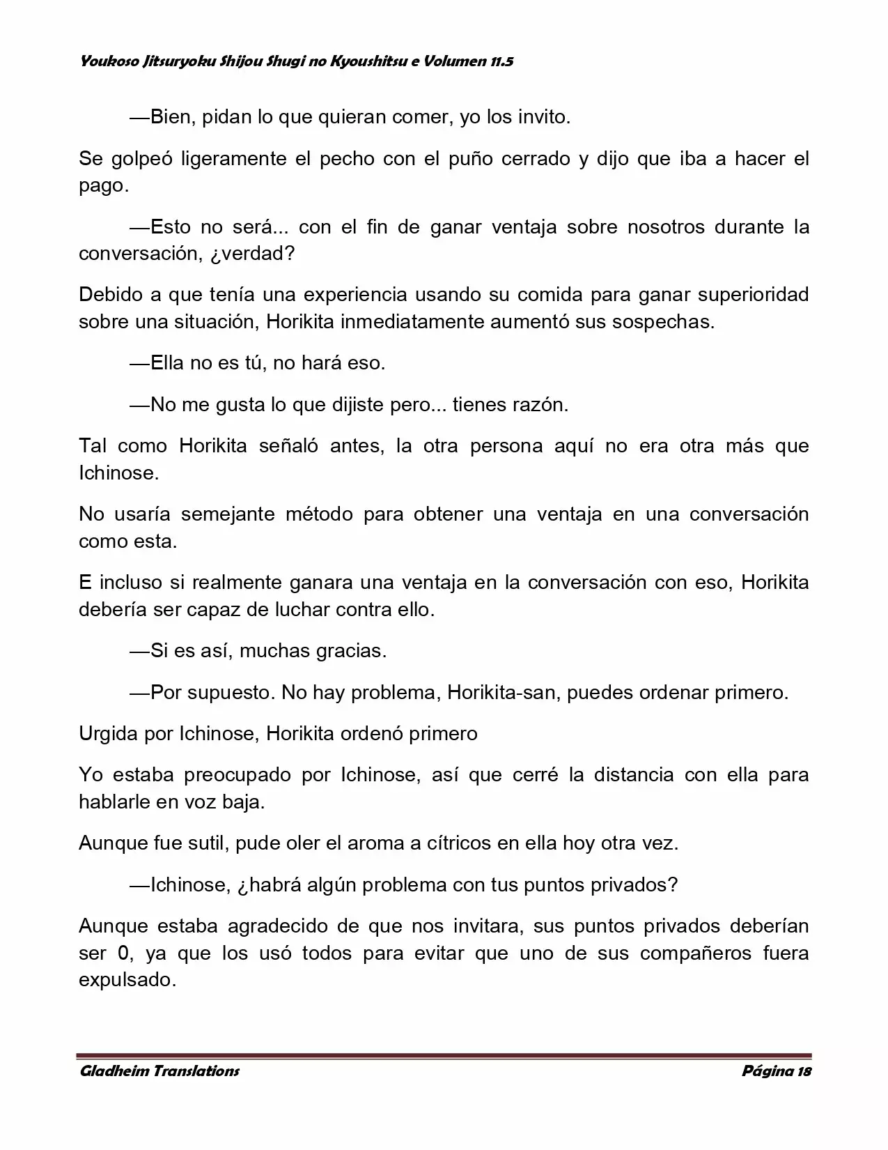 Página 18 del Manga