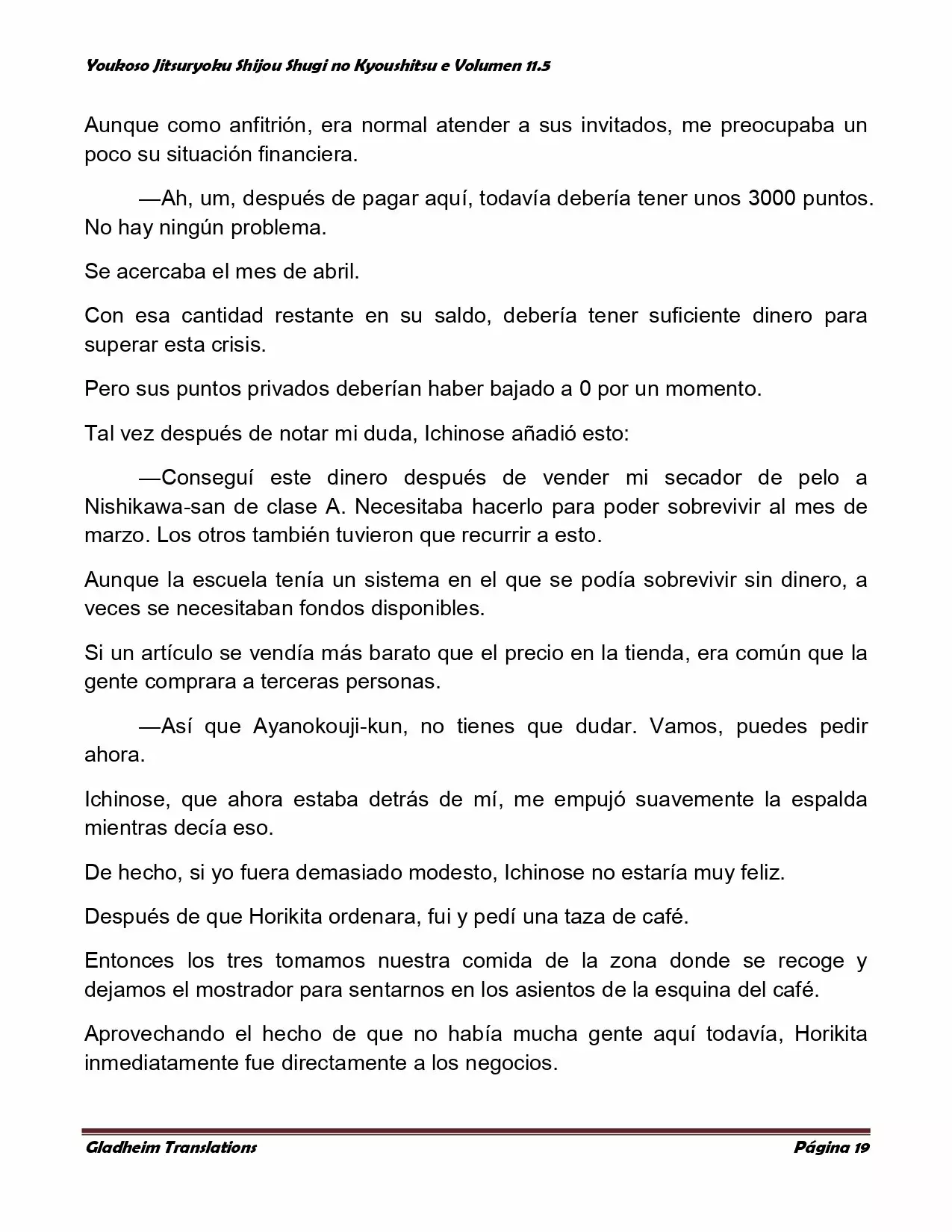 Página 19 del Manga