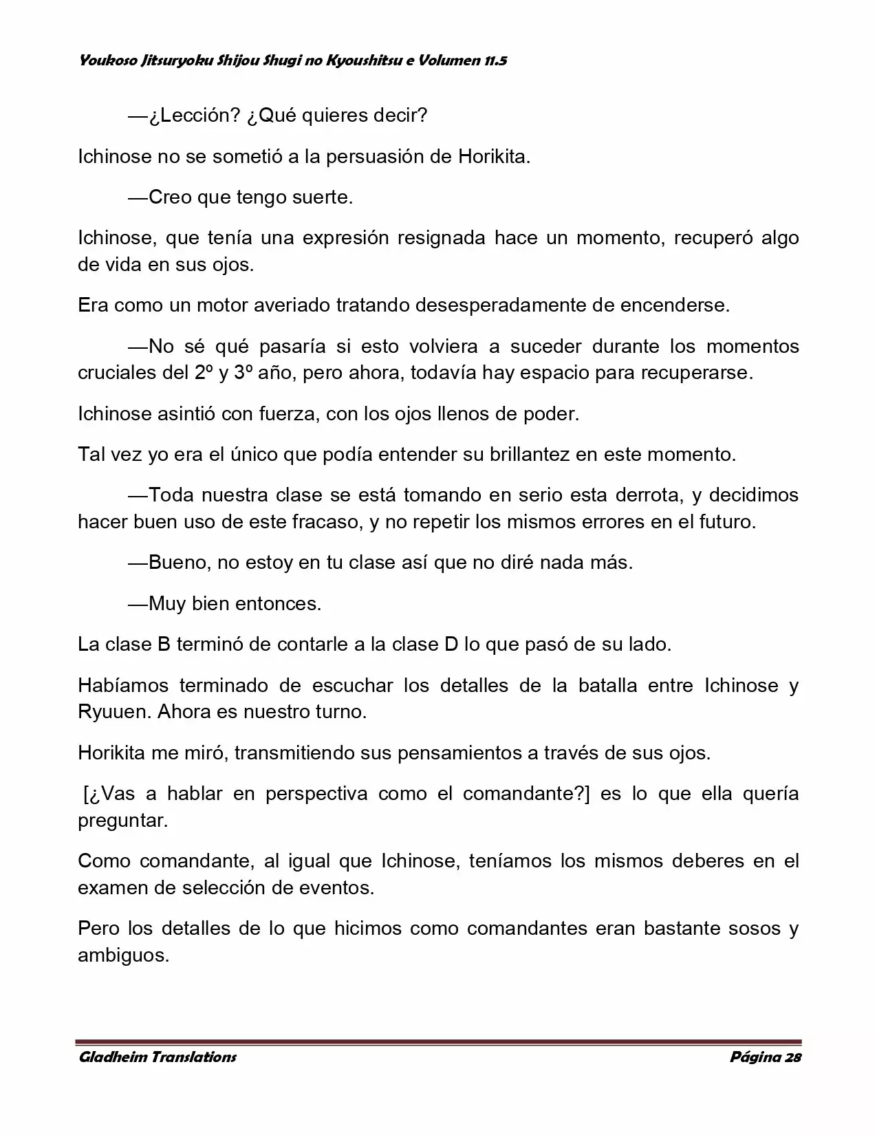 Página 28 del Manga