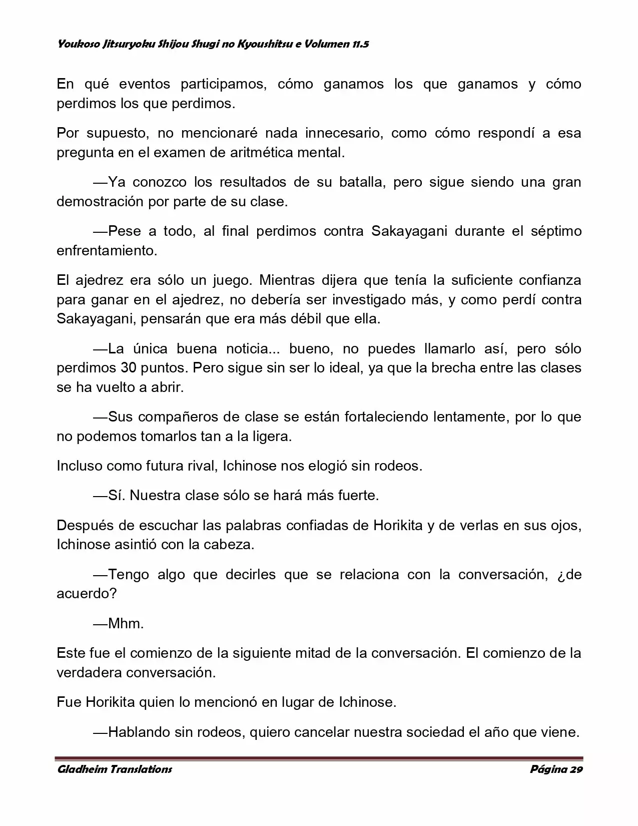 Página 29 del Manga