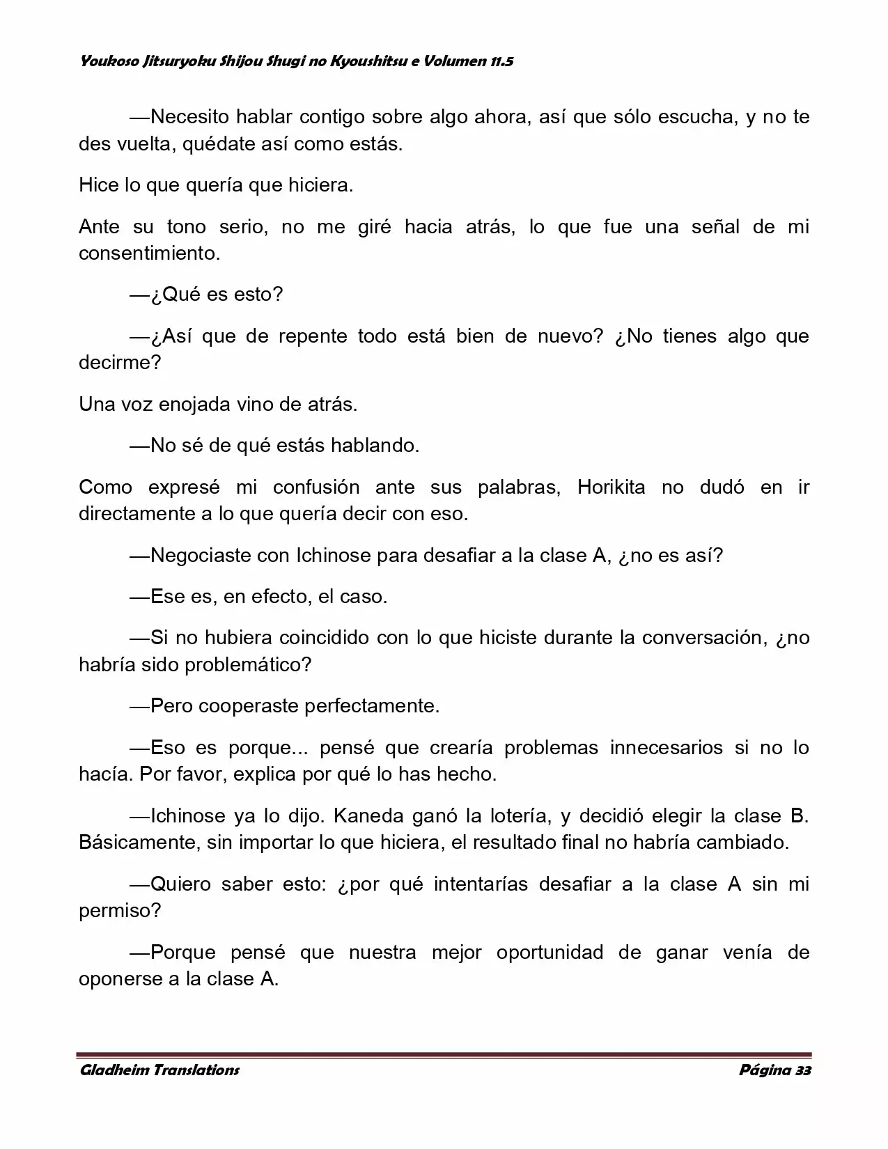 Página 33 del Manga