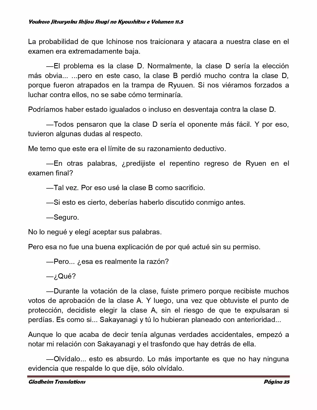 Página 35 del Manga