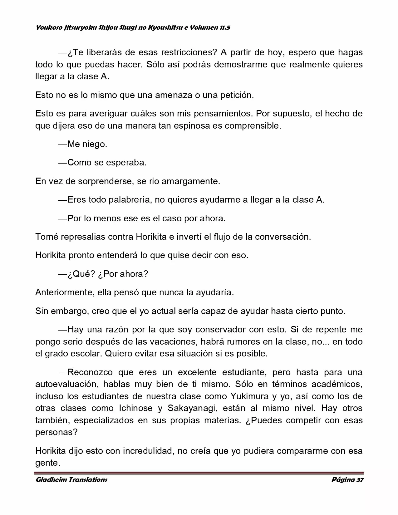 Página 37 del Manga