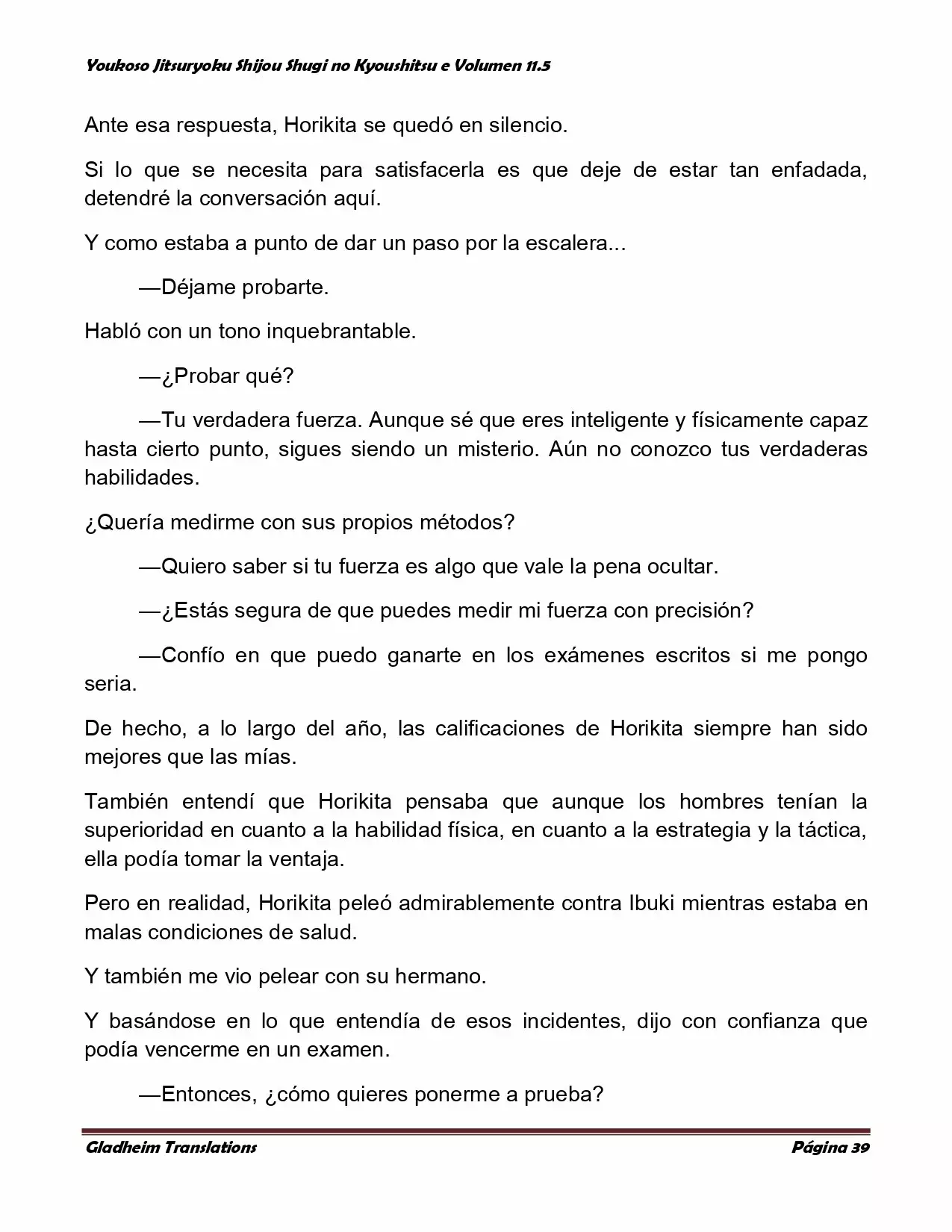 Página 39 del Manga