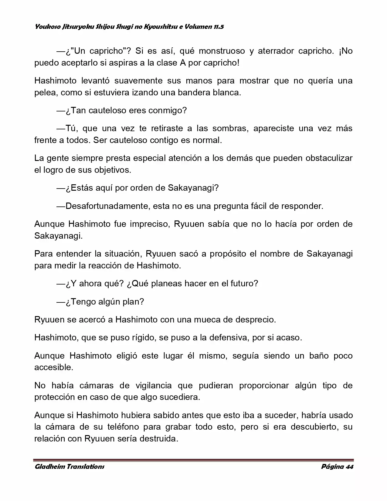 Página 44 del Manga