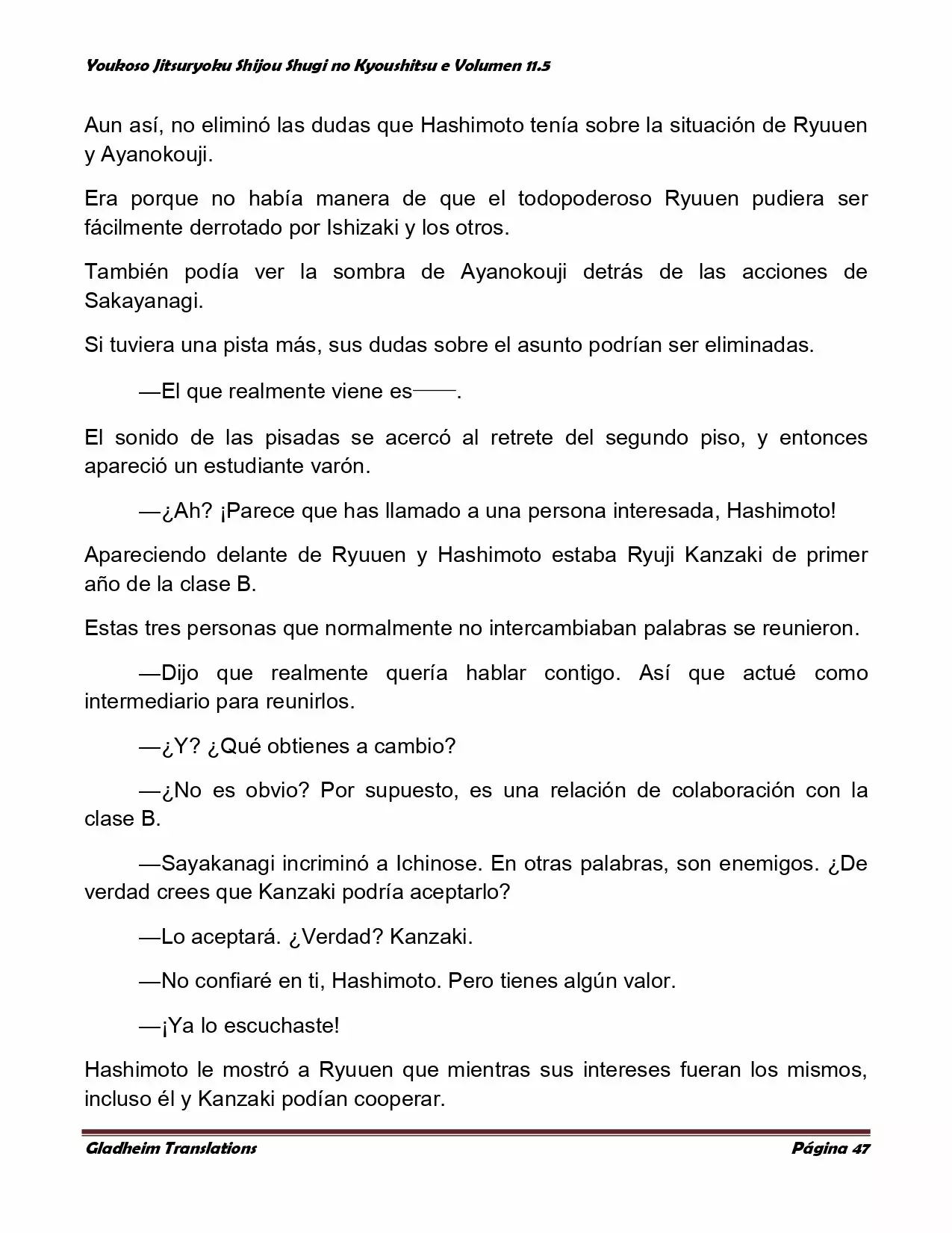 Página 47 del Manga