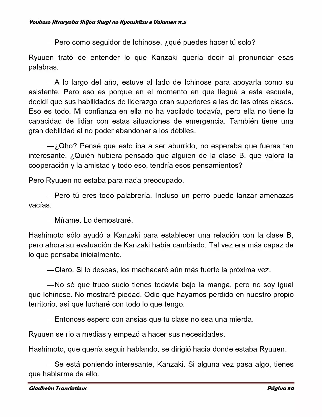 Página 50 del Manga