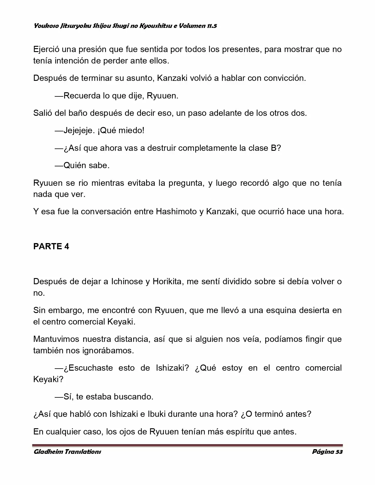 Página 53 del Manga