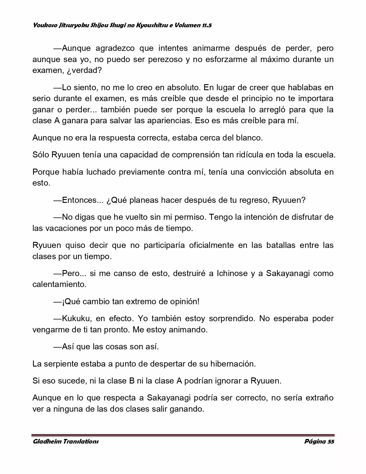 Página 55 del Manga