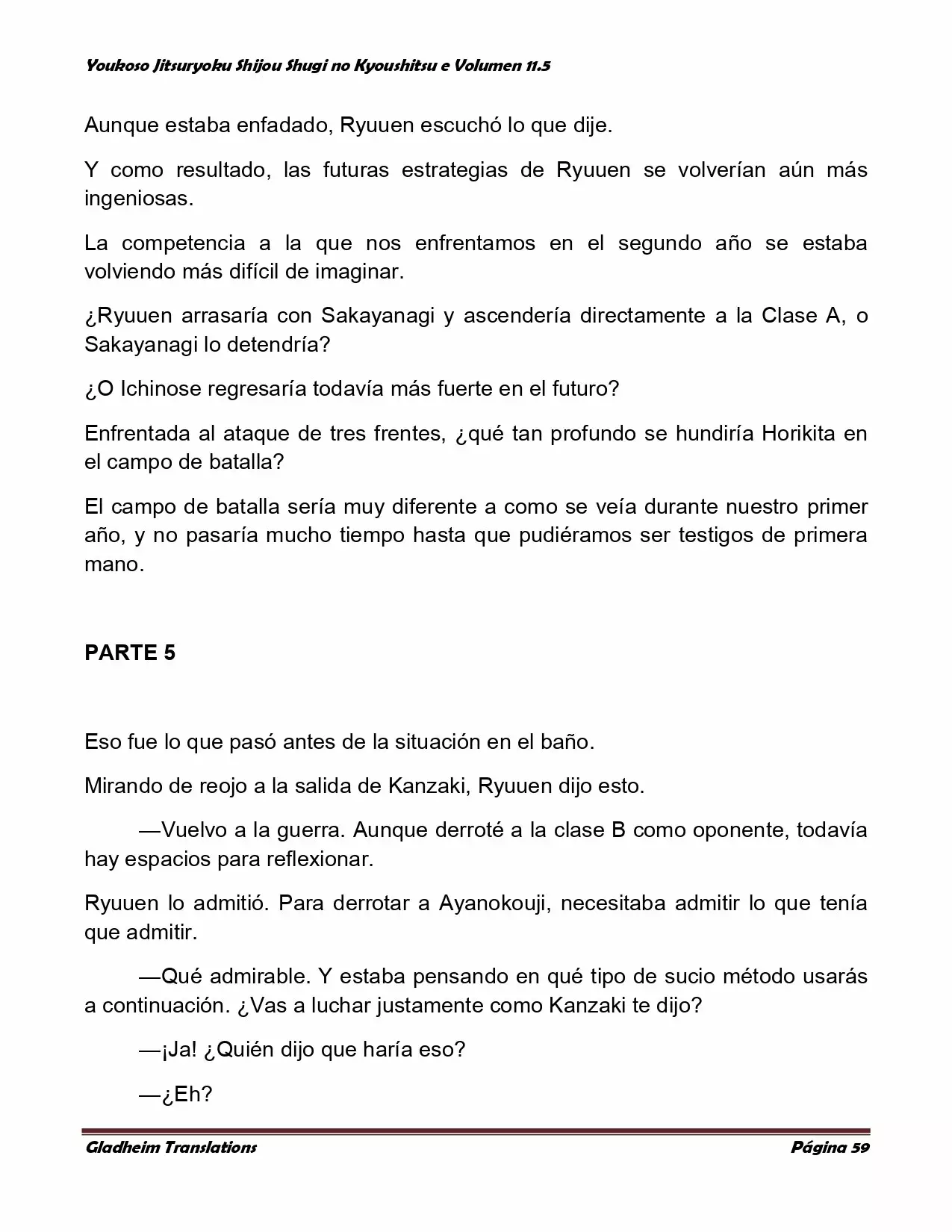 Página 59 del Manga