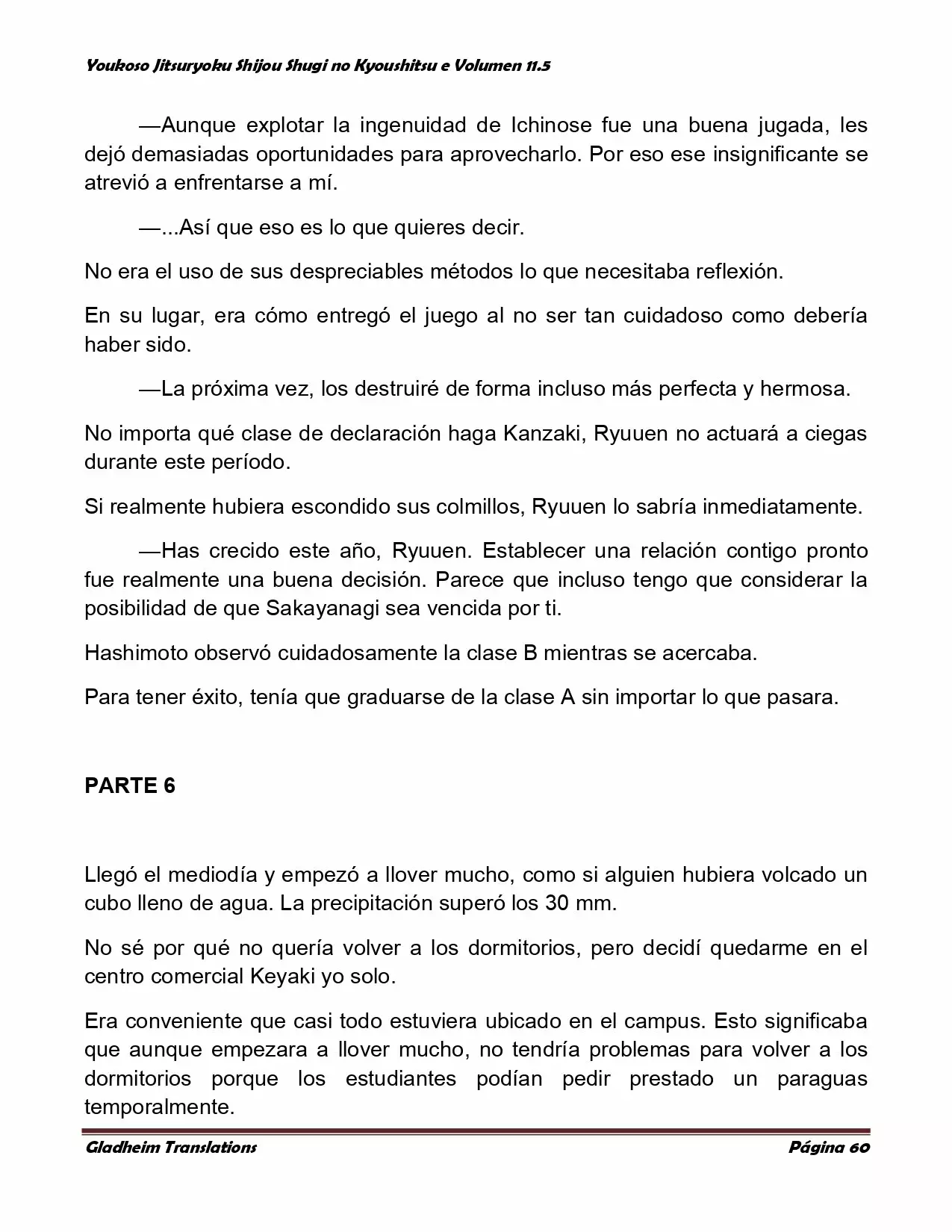 Página 60 del Manga