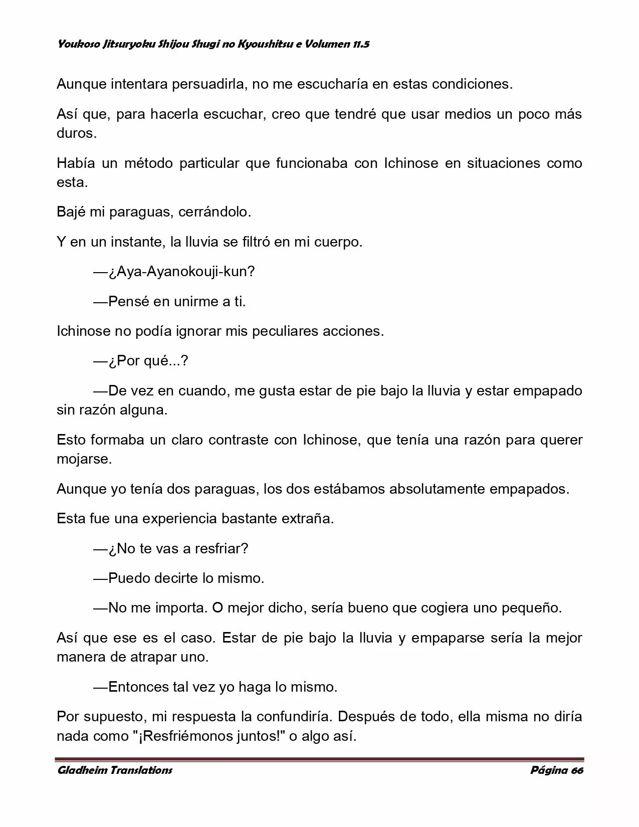 Página 66 del Manga