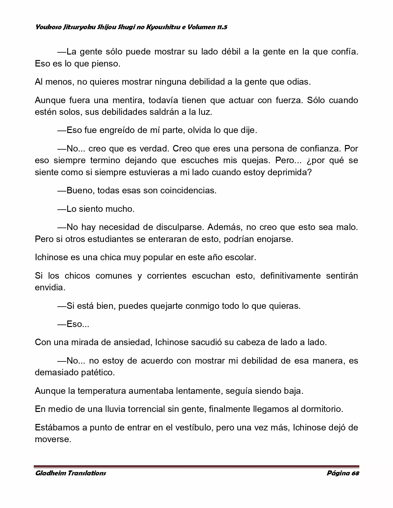Página 68 del Manga
