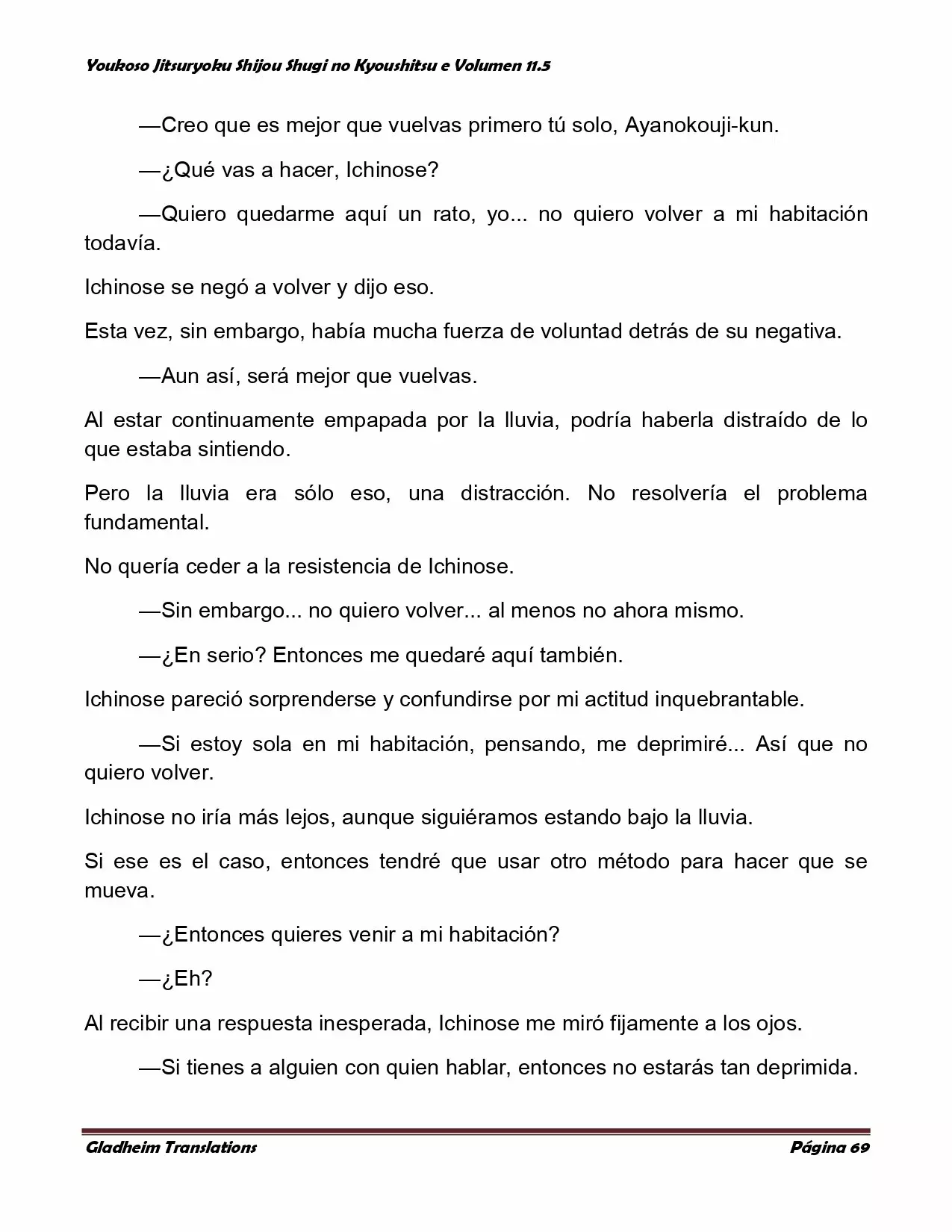 Página 69 del Manga