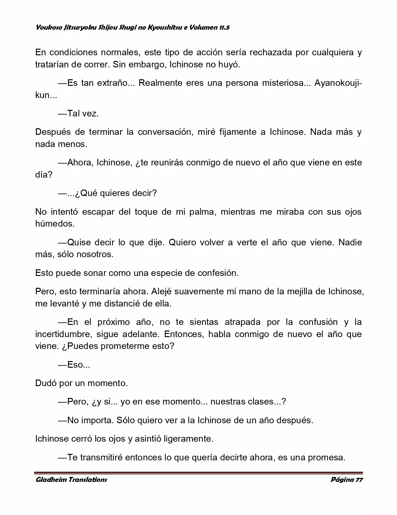 Página 77 del Manga