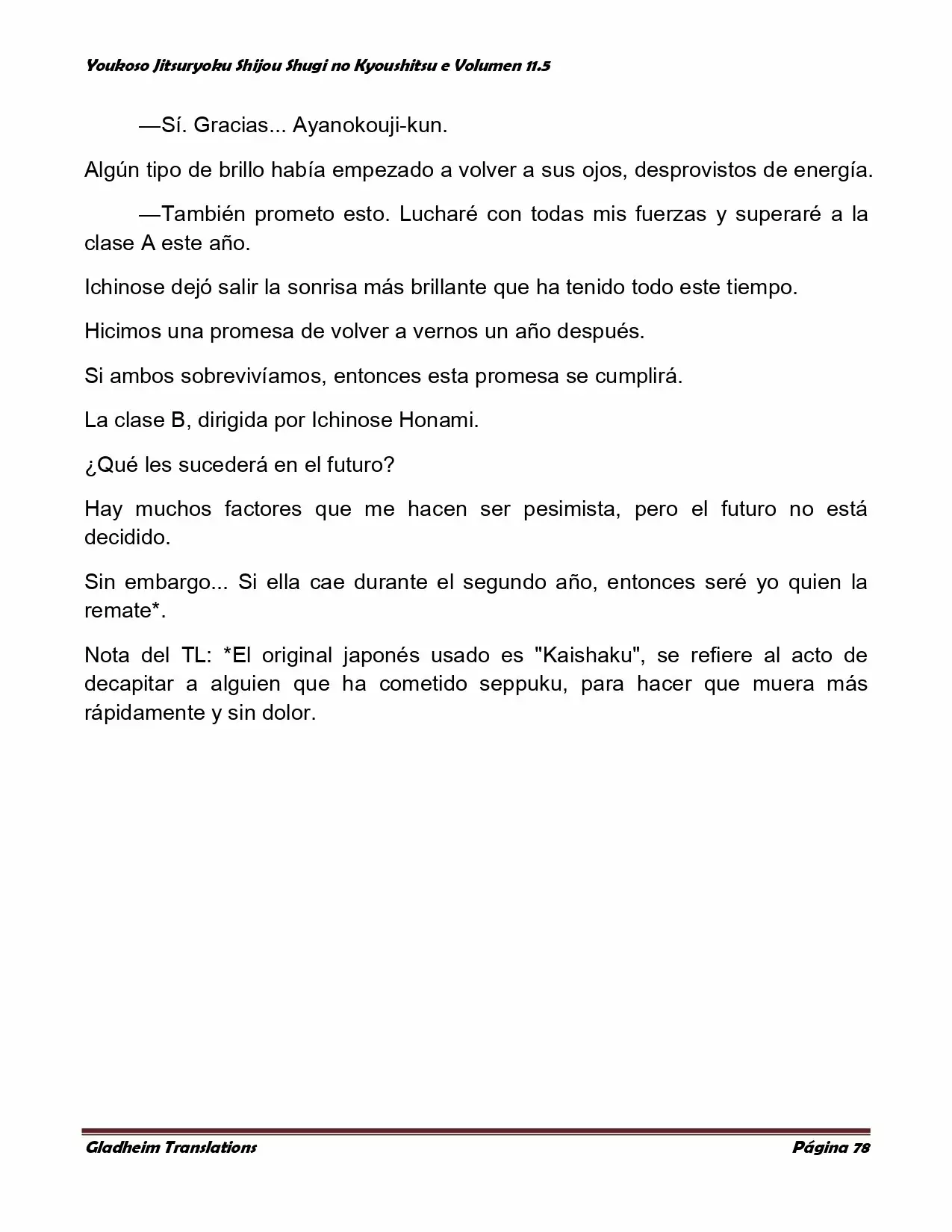 Página 78 del Manga