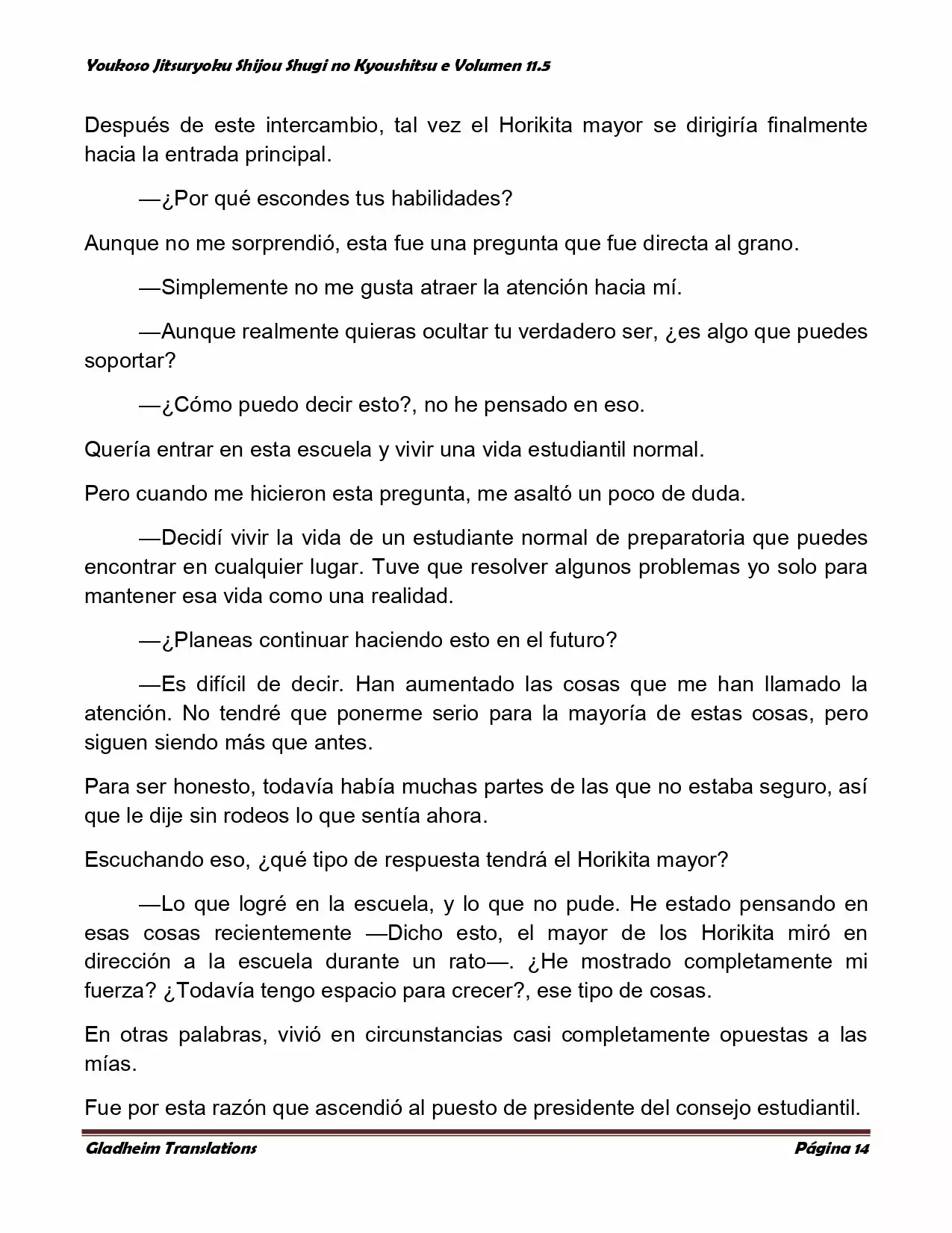 Página 14 del Manga