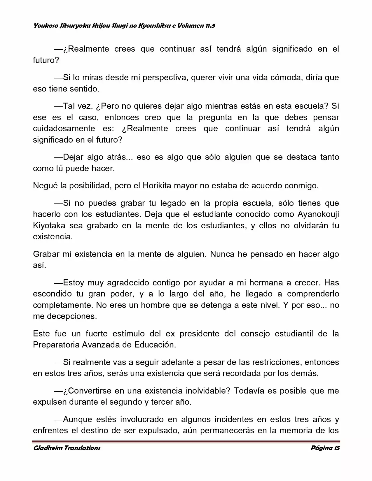 Página 15 del Manga