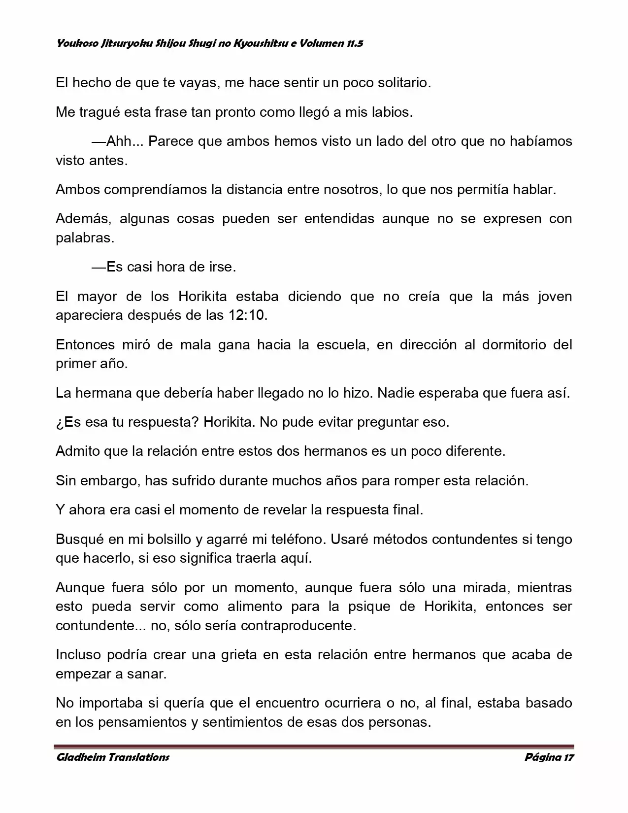 Página 17 del Manga