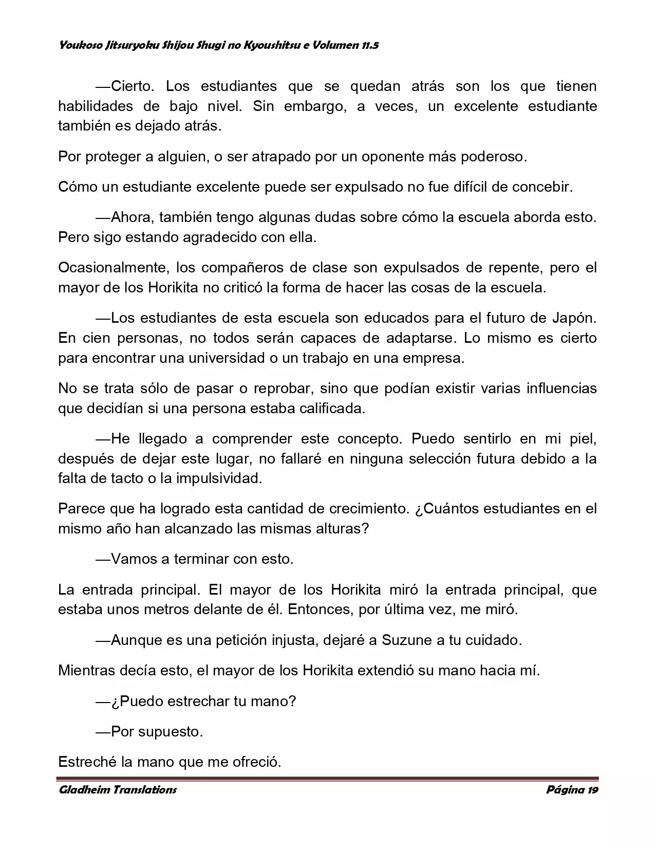 Página 19 del Manga