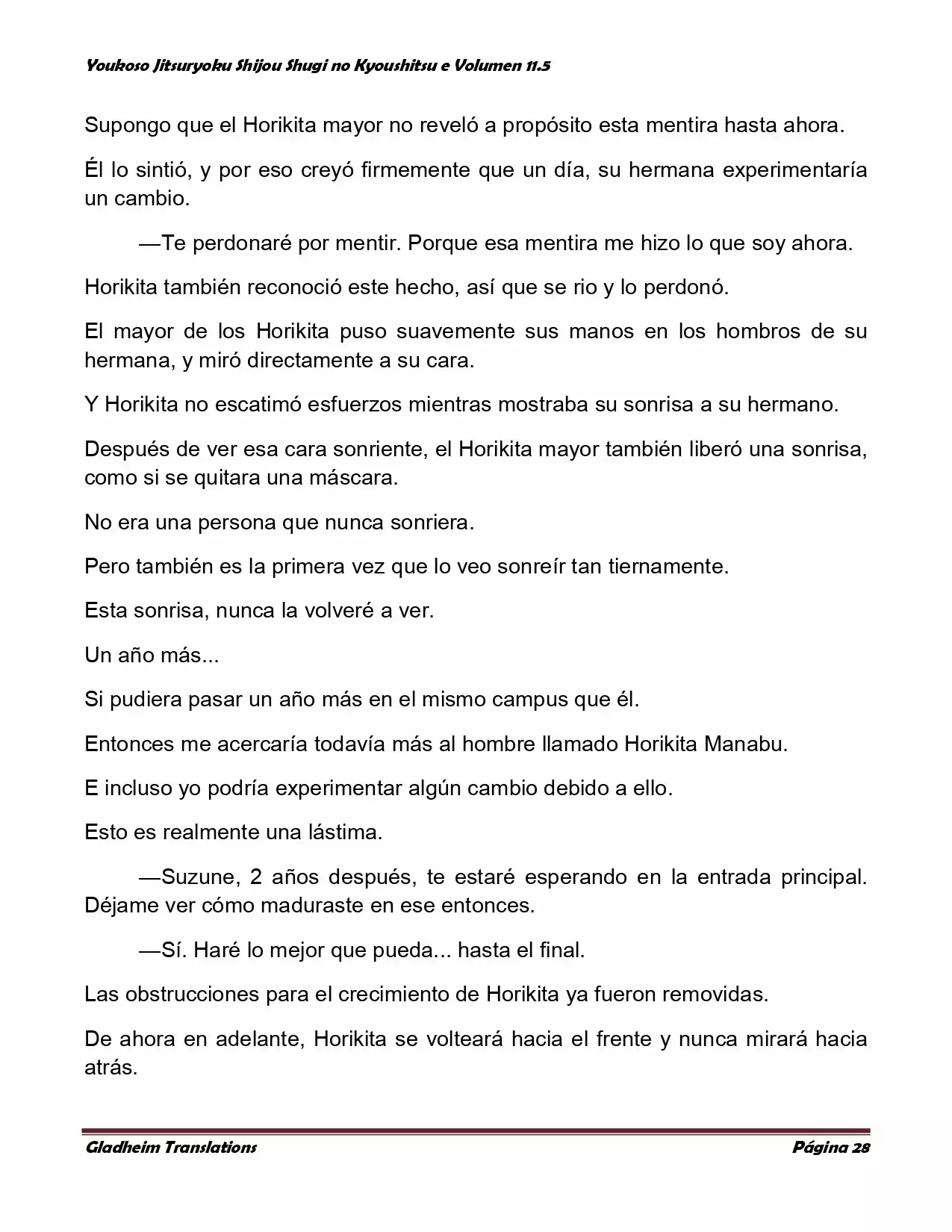 Página 28 del Manga