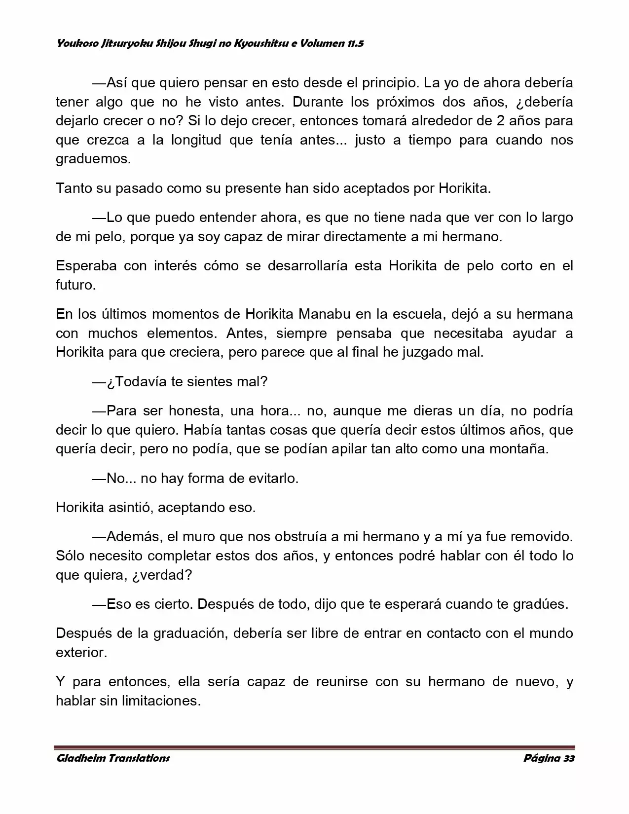 Página 33 del Manga