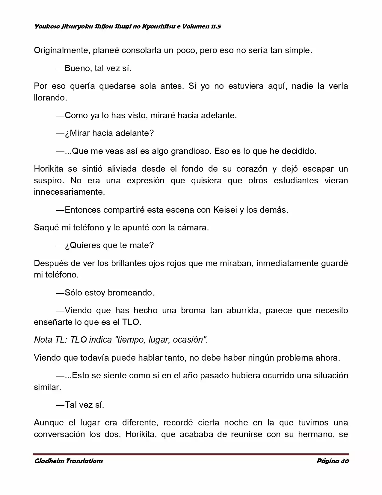 Página 40 del Manga