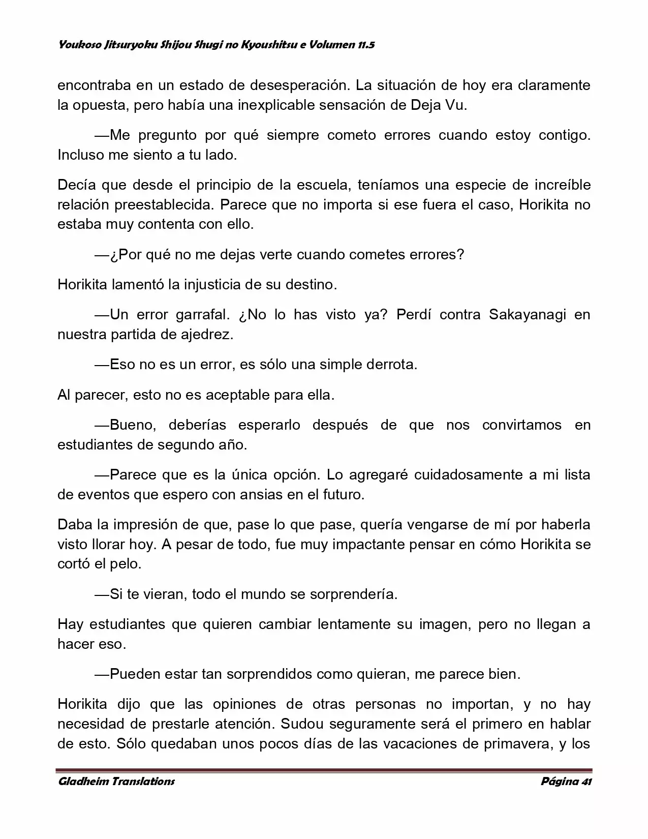 Página 41 del Manga