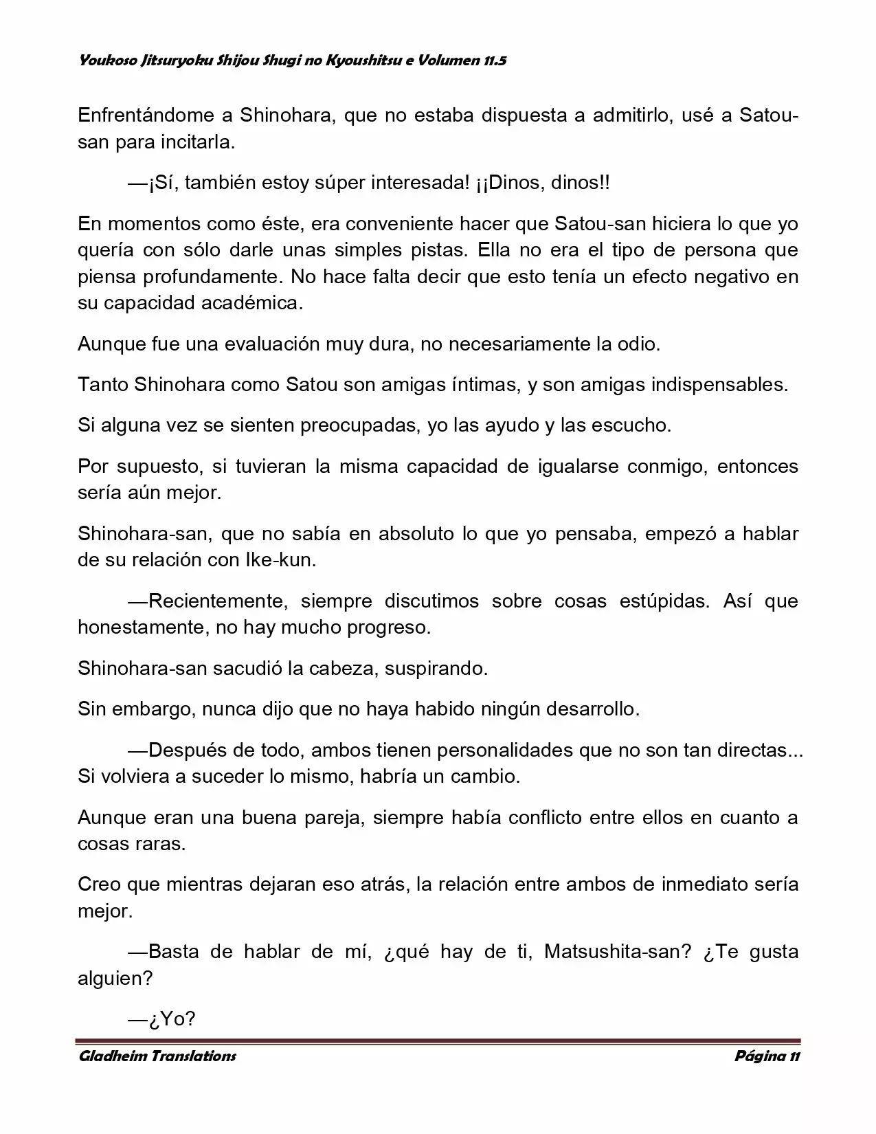 Página 11 del Manga