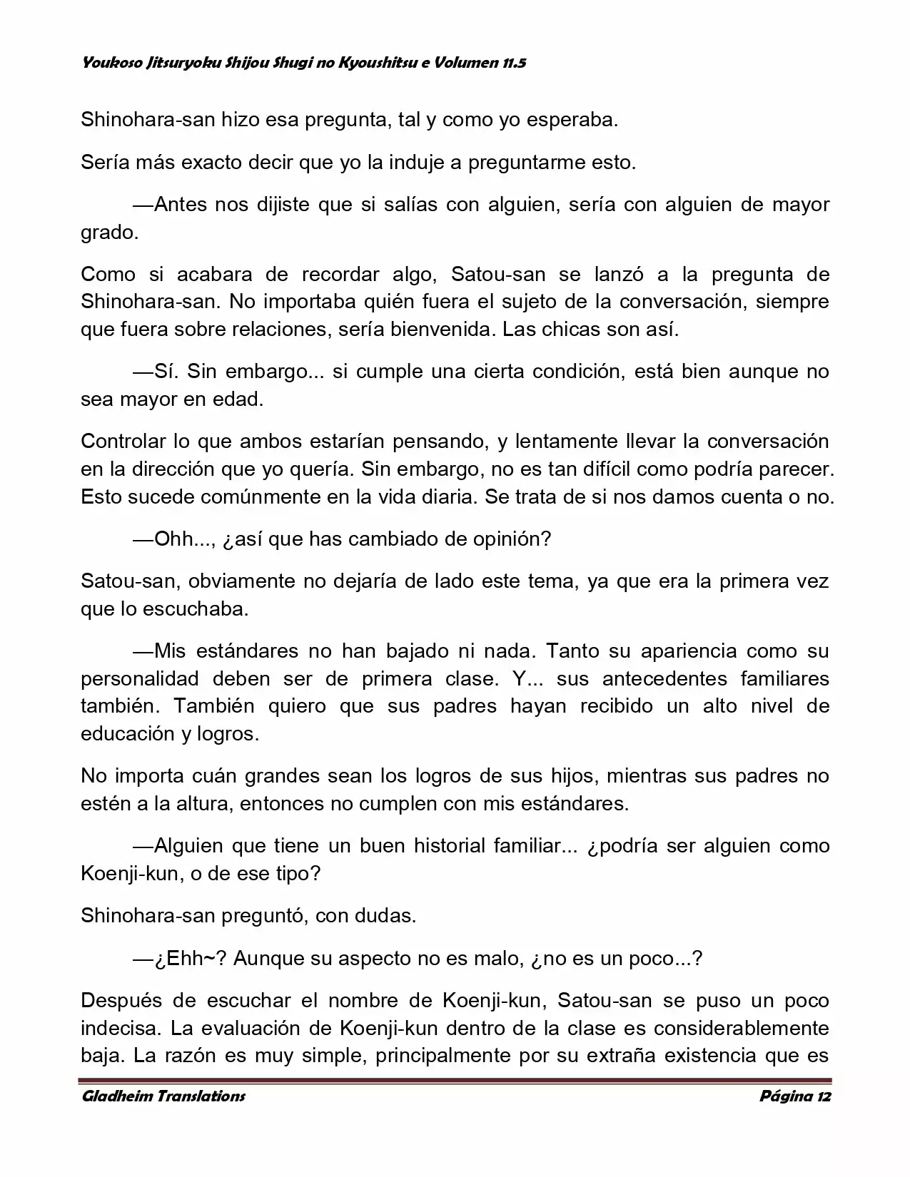 Página 12 del Manga