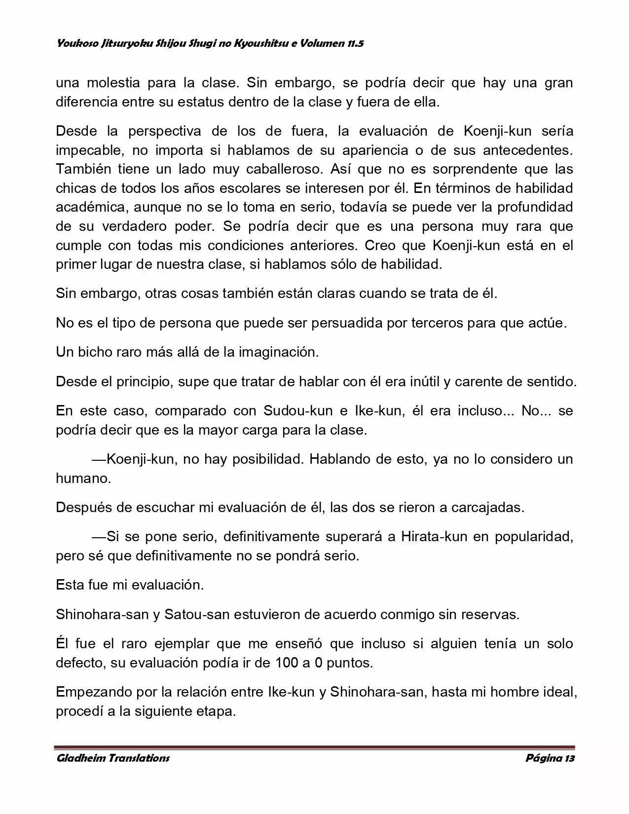 Página 13 del Manga