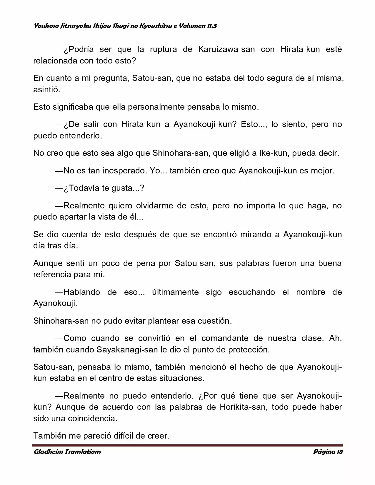 Página 18 del Manga