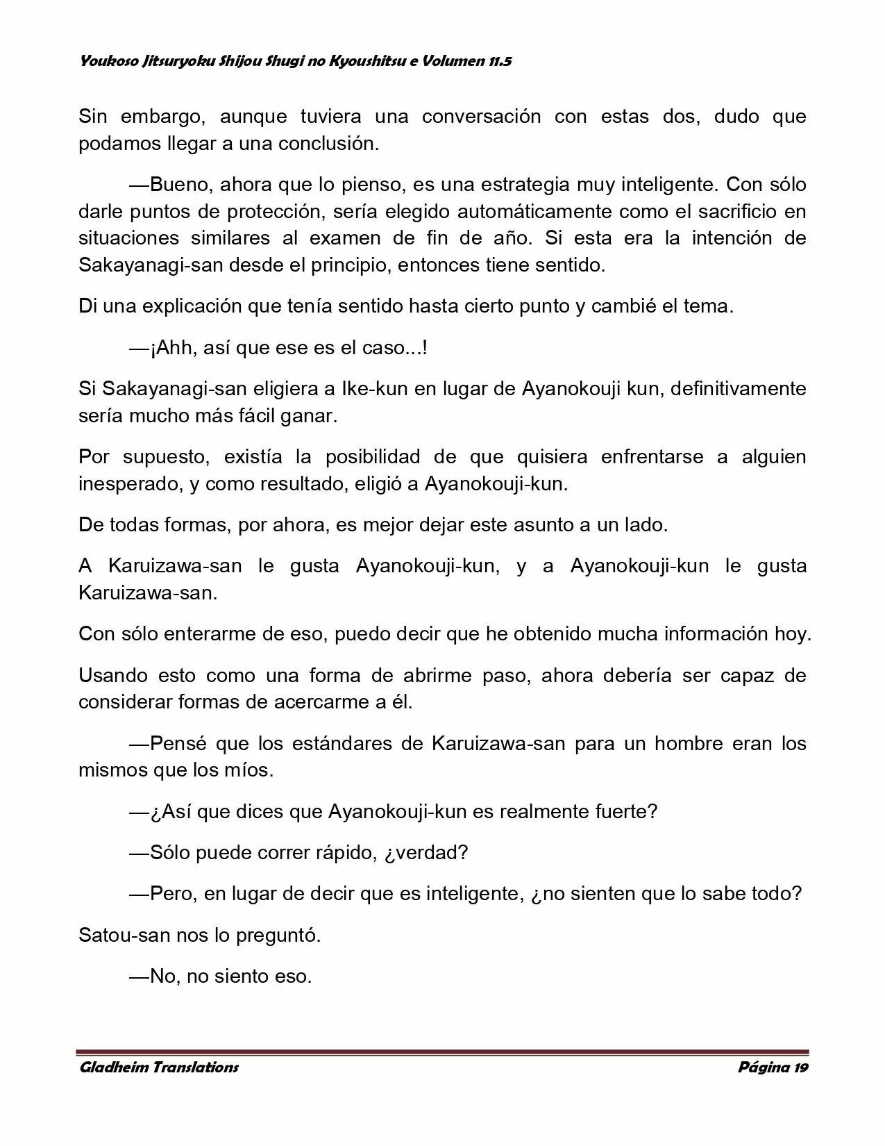 Página 19 del Manga