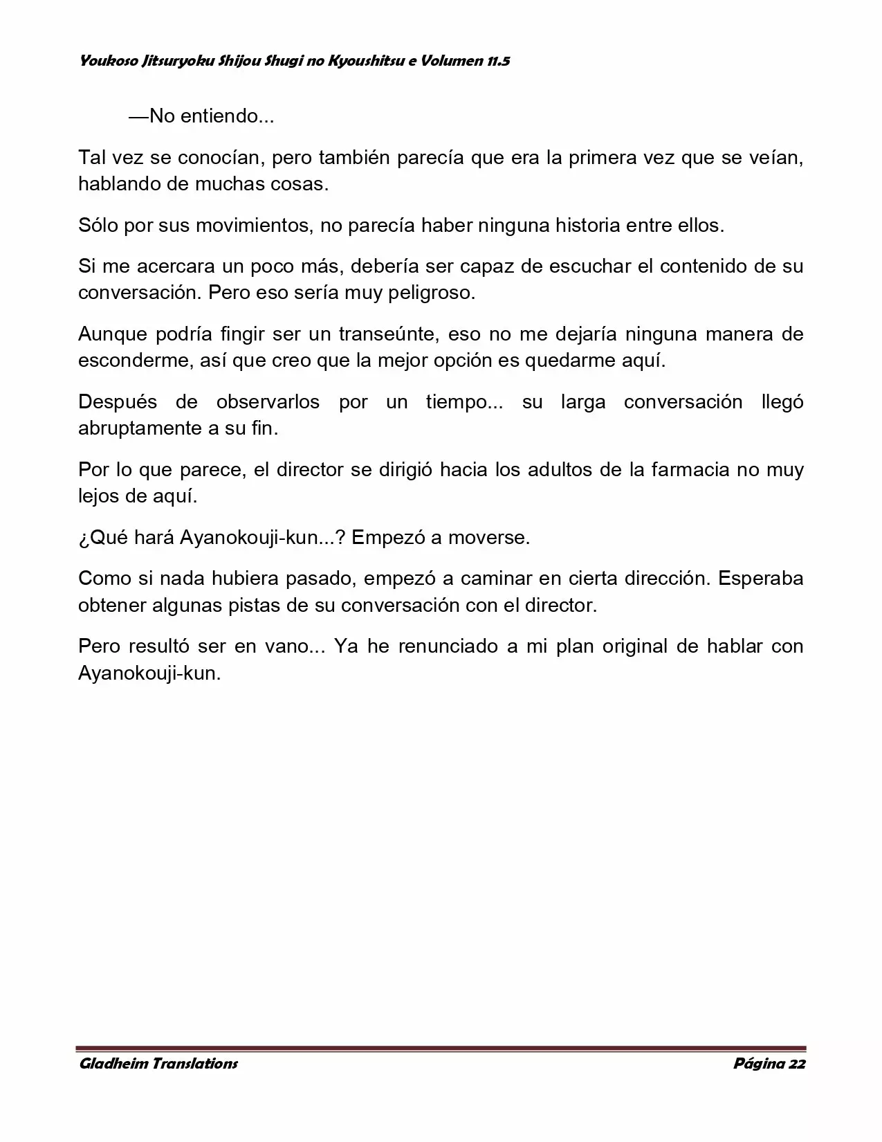 Página 22 del Manga