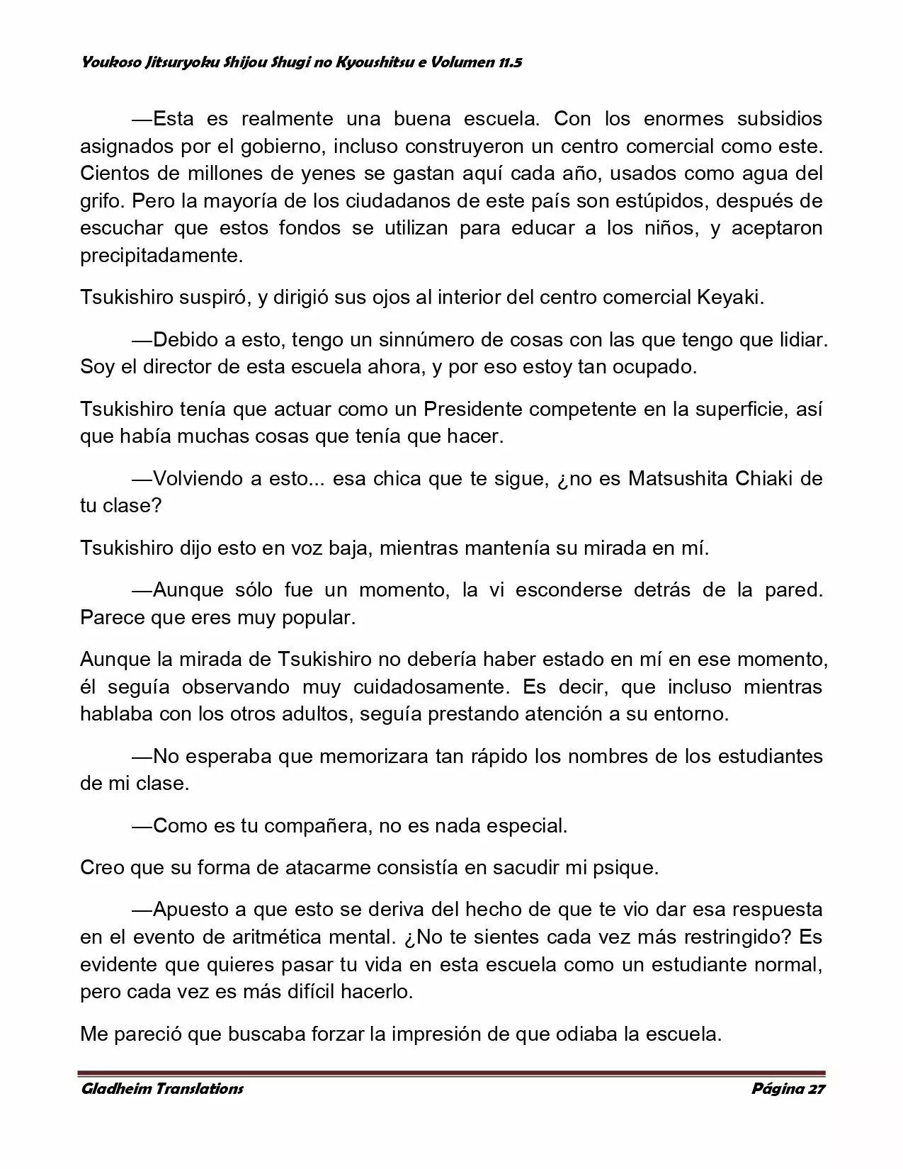 Página 27 del Manga