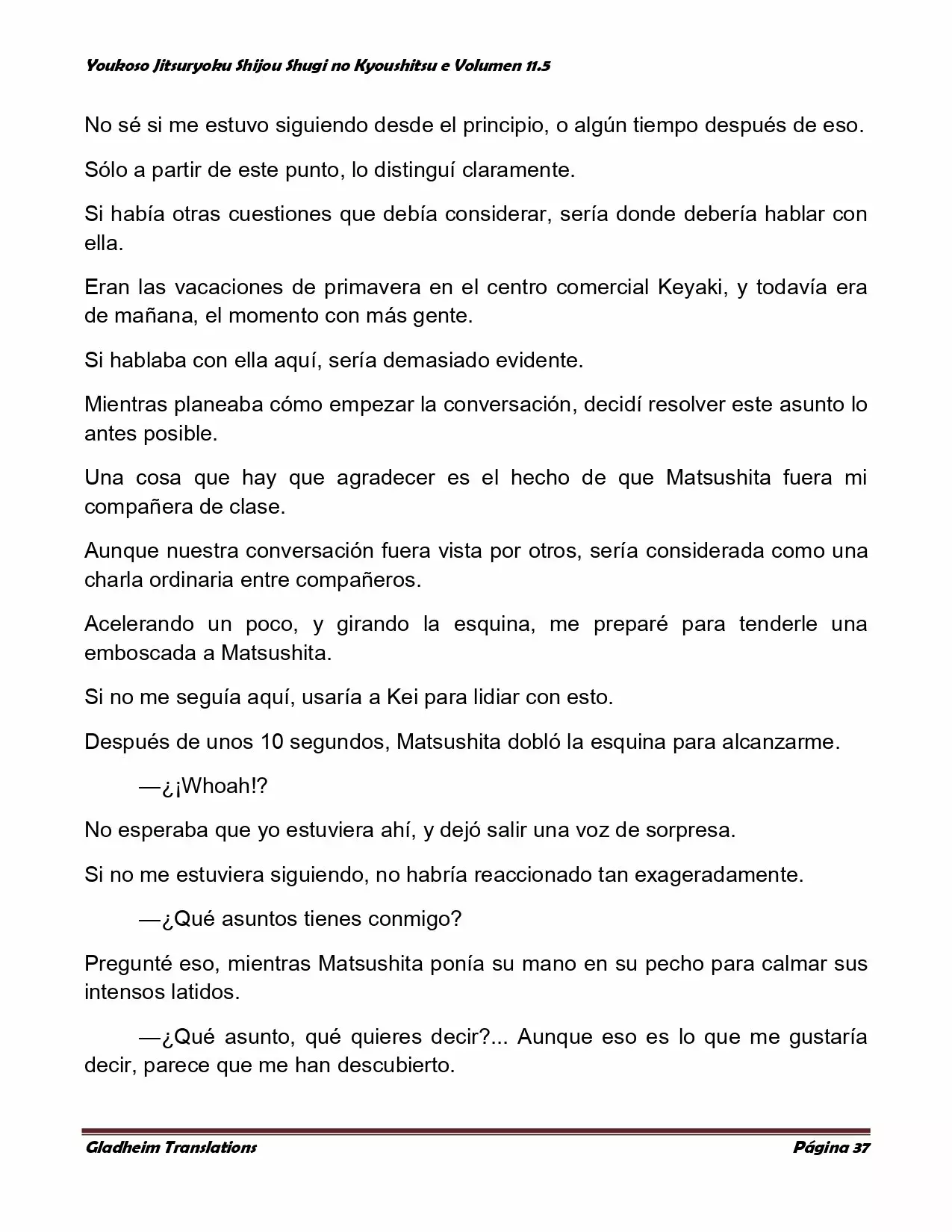 Página 37 del Manga