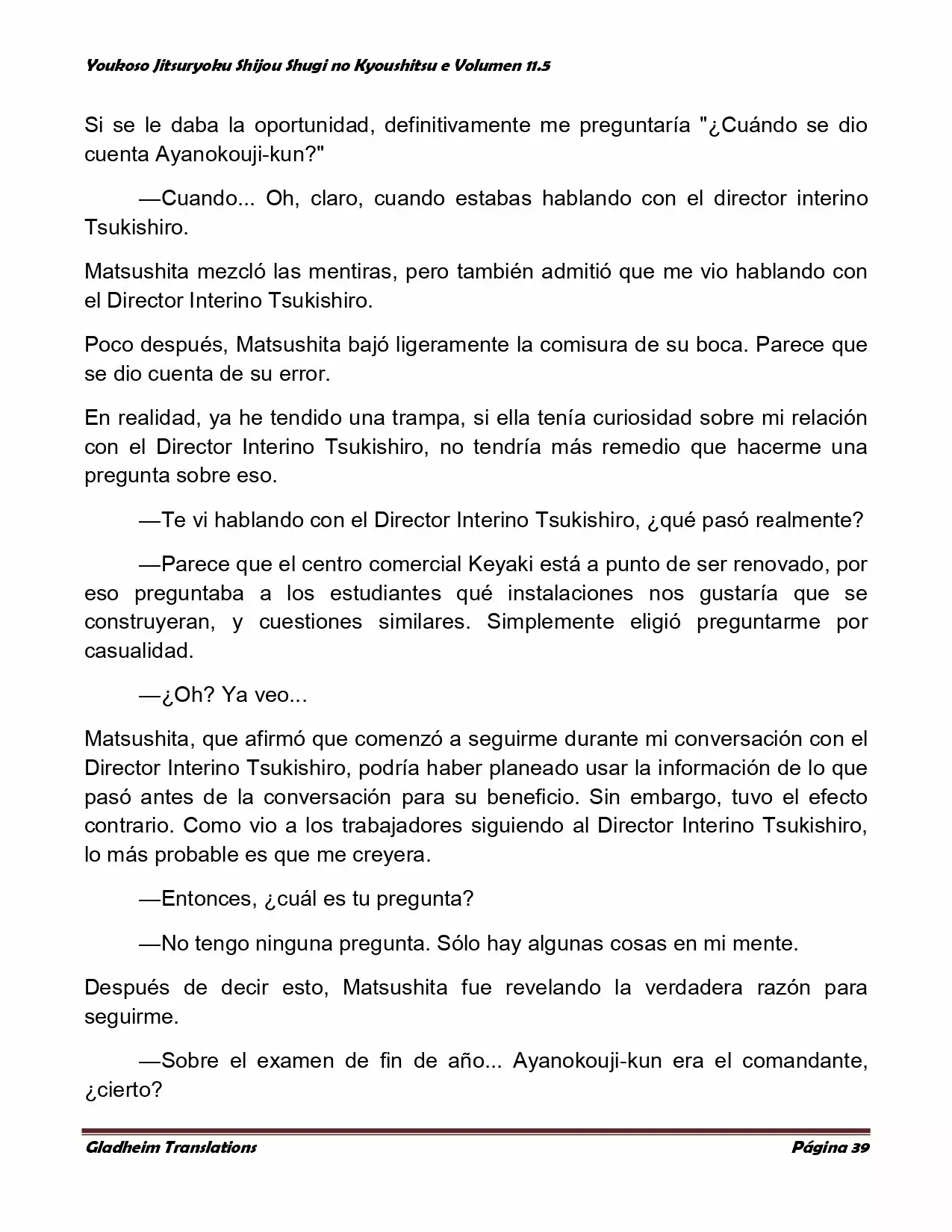 Página 39 del Manga