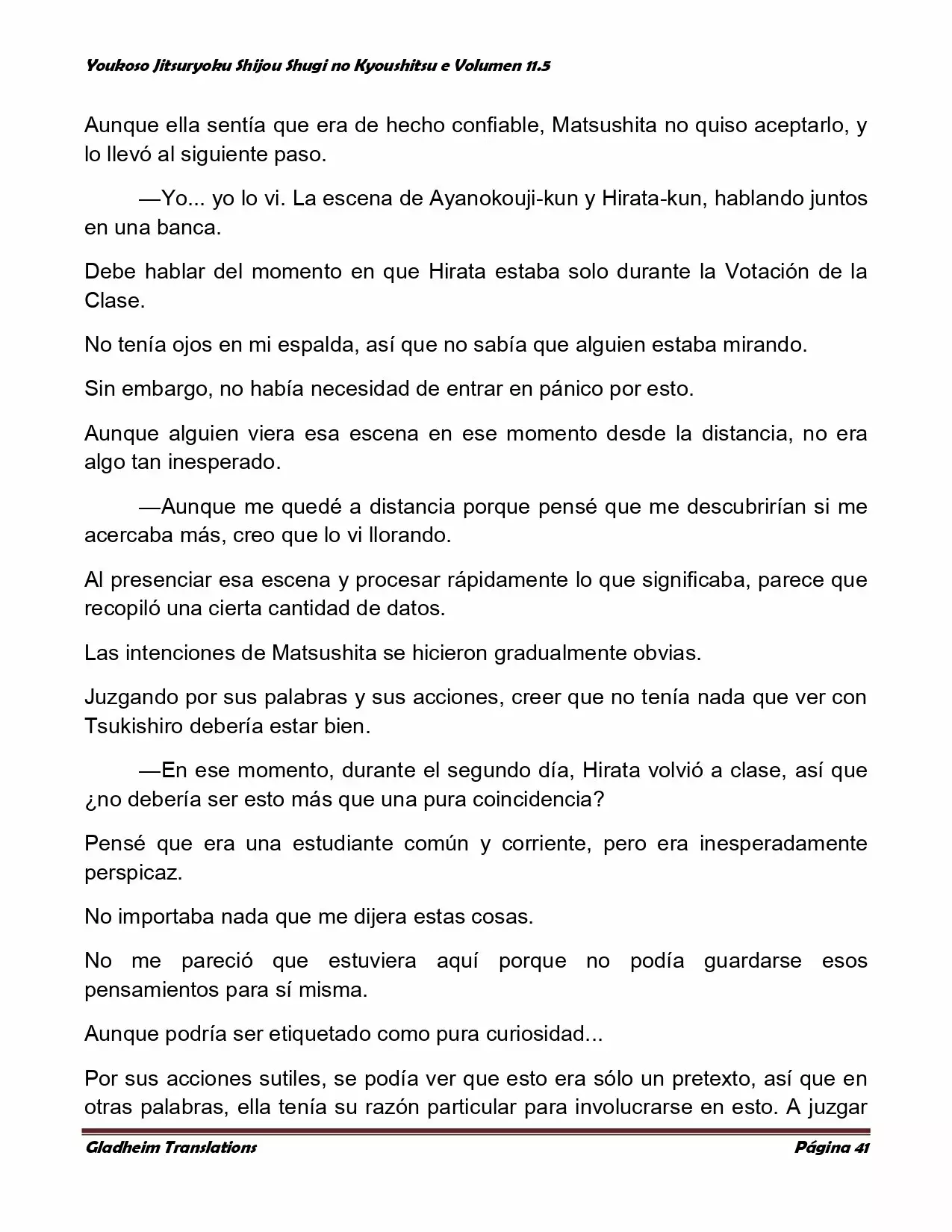 Página 41 del Manga