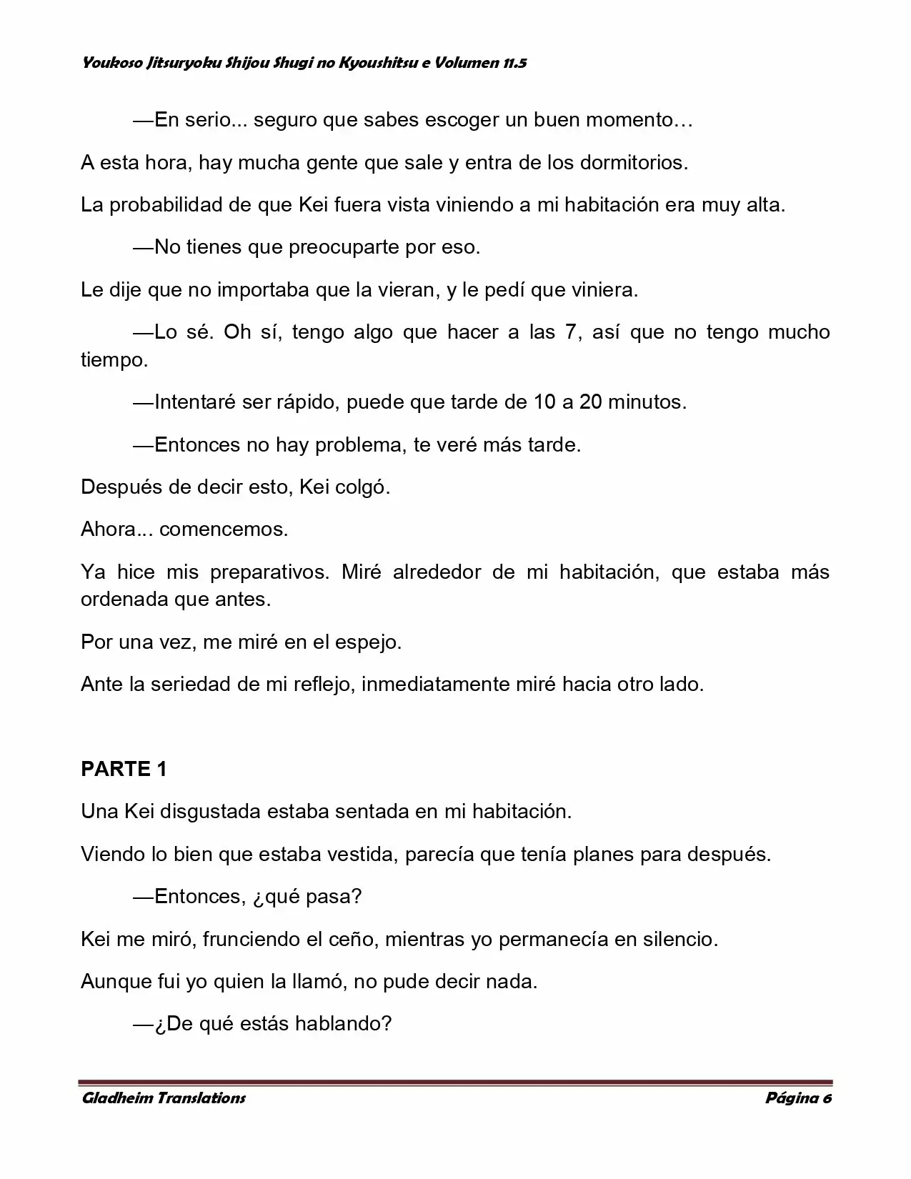Página 6 del Manga