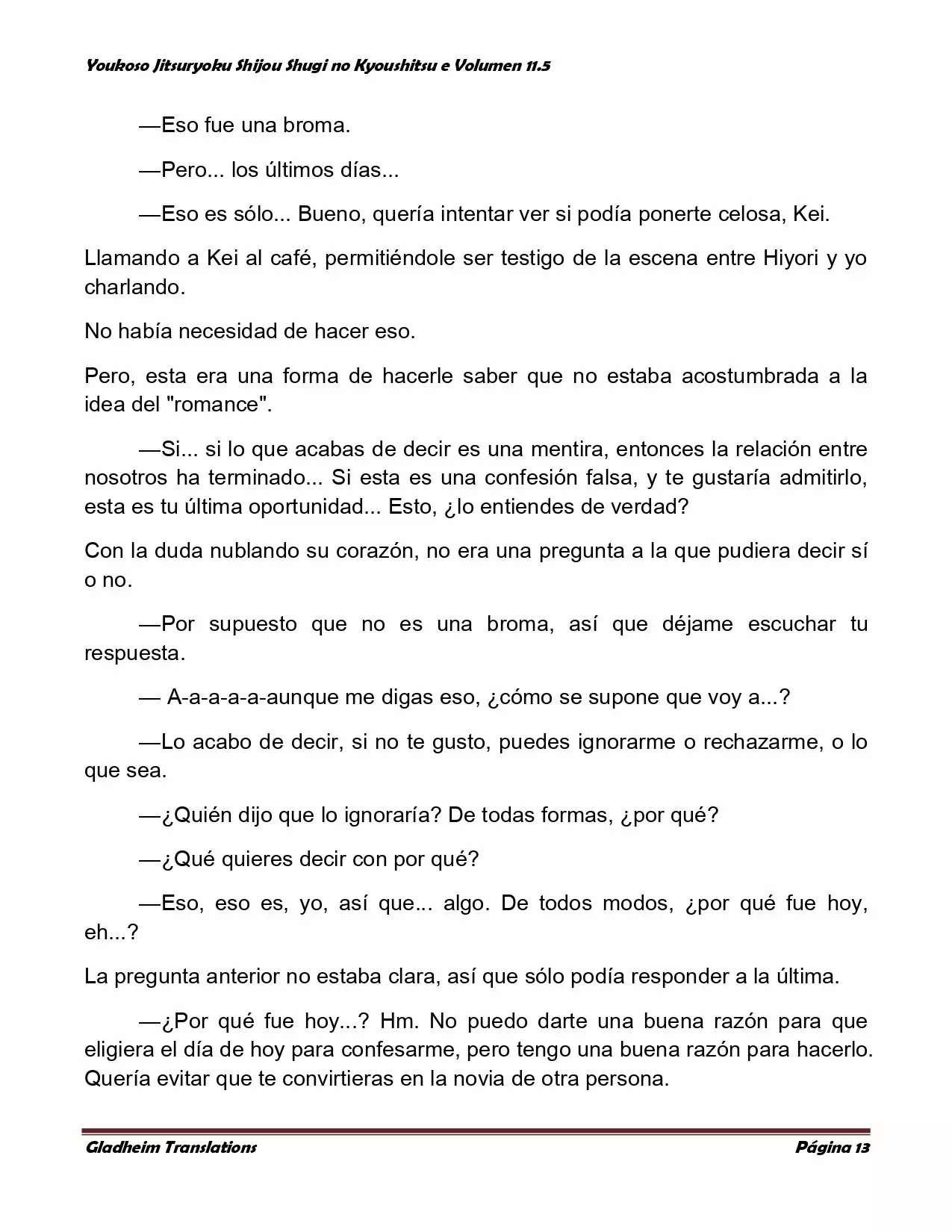 Página 13 del Manga