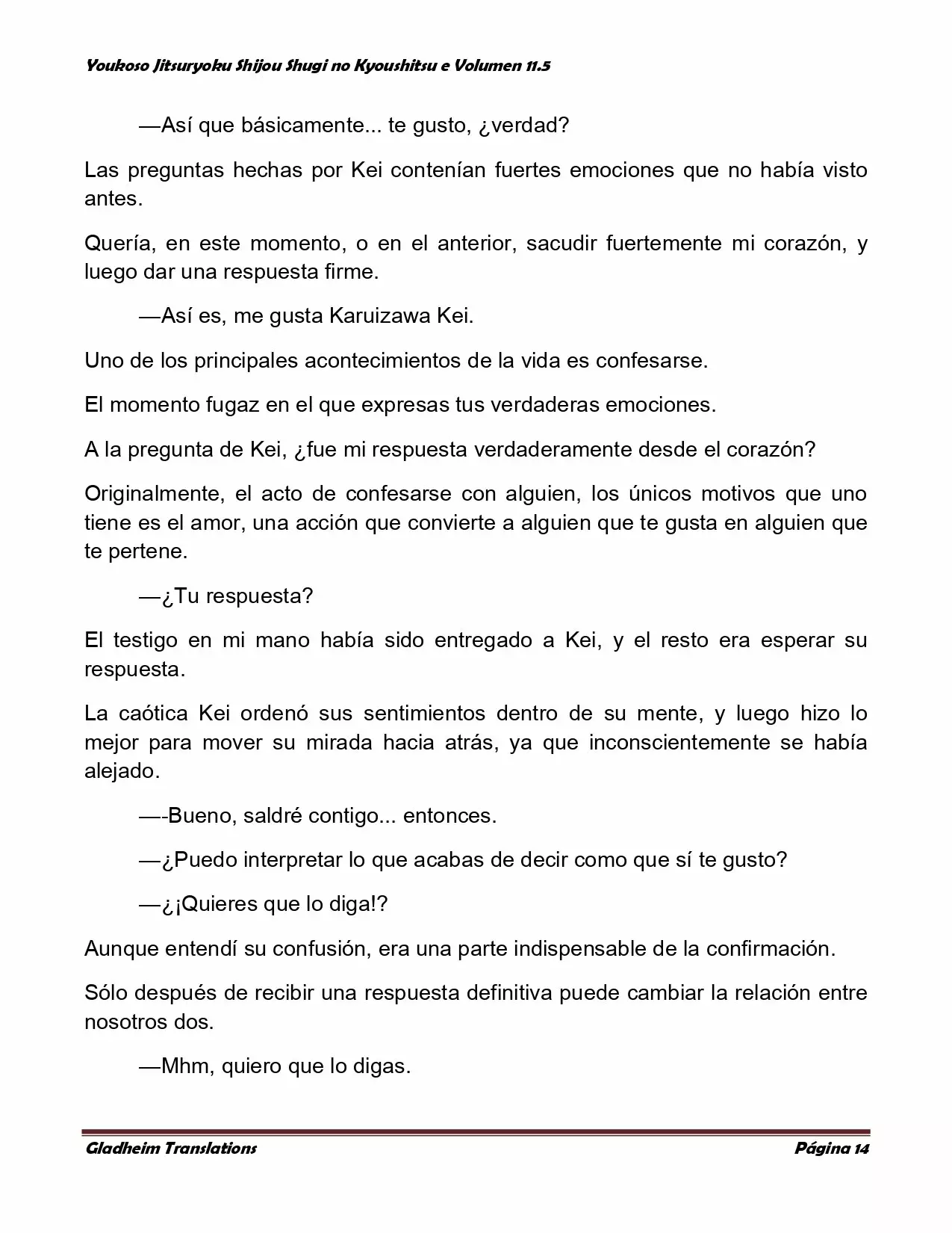 Página 14 del Manga