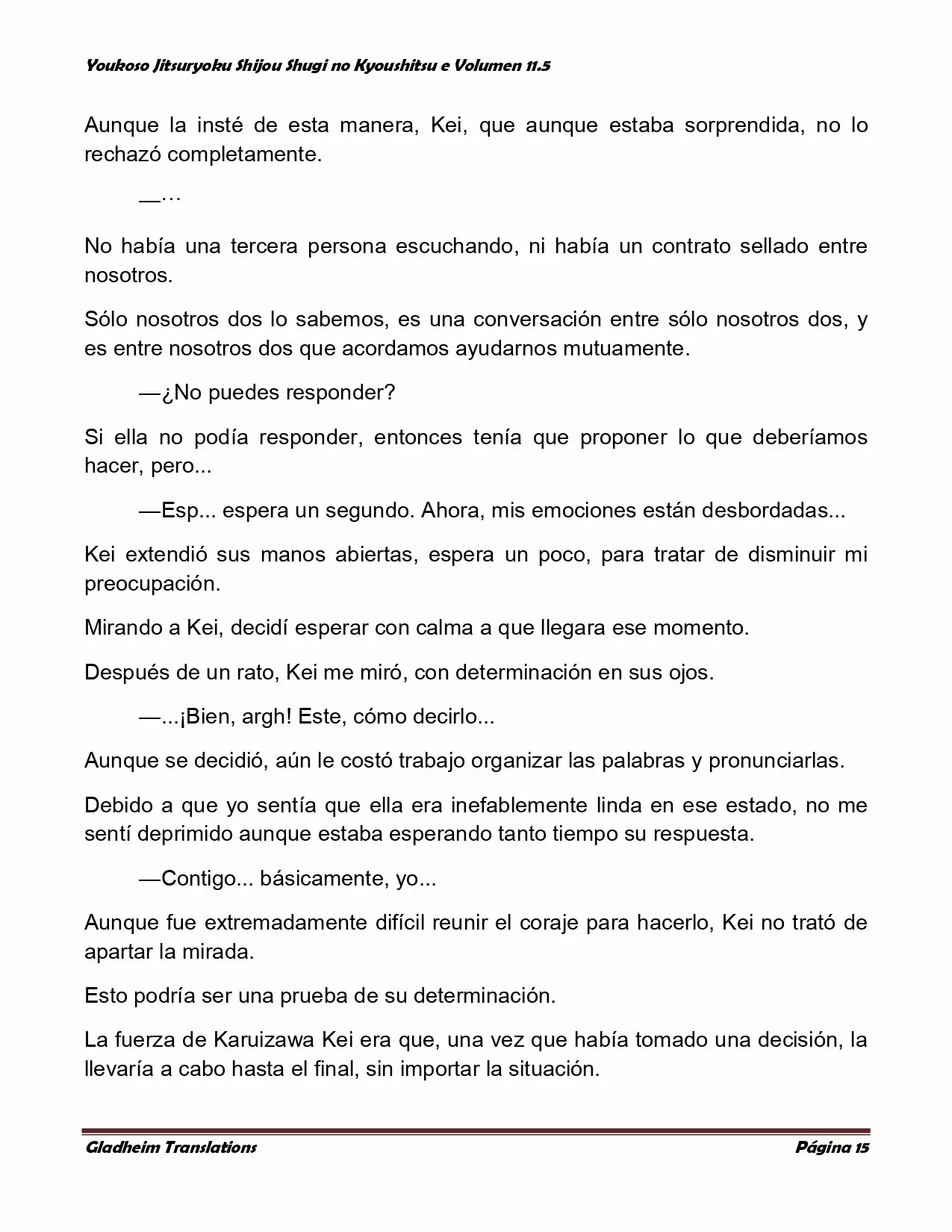 Página 15 del Manga