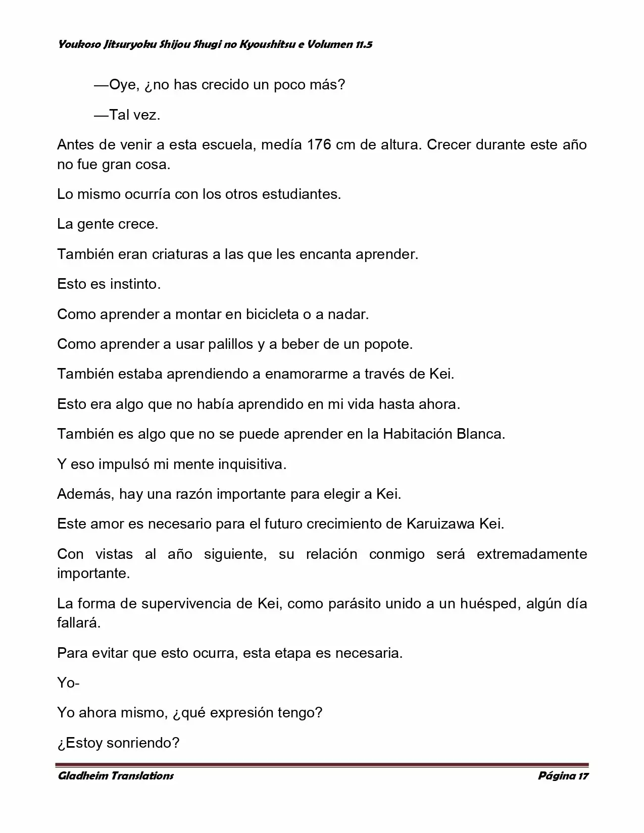 Página 17 del Manga