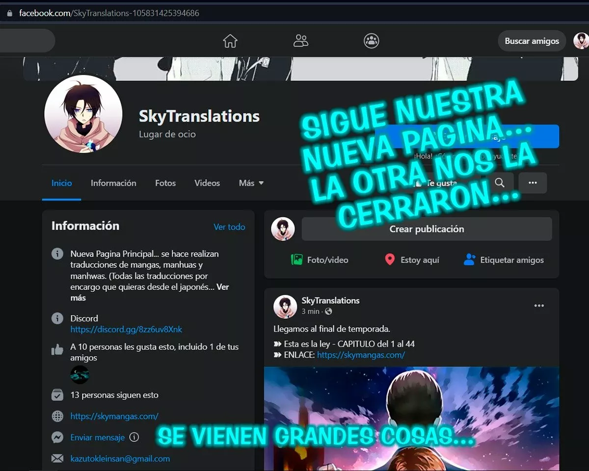 Página 23 del Manga