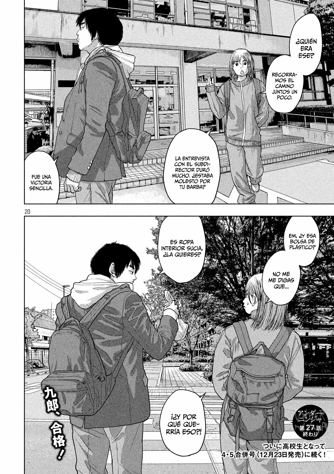 Página 20 del Manga