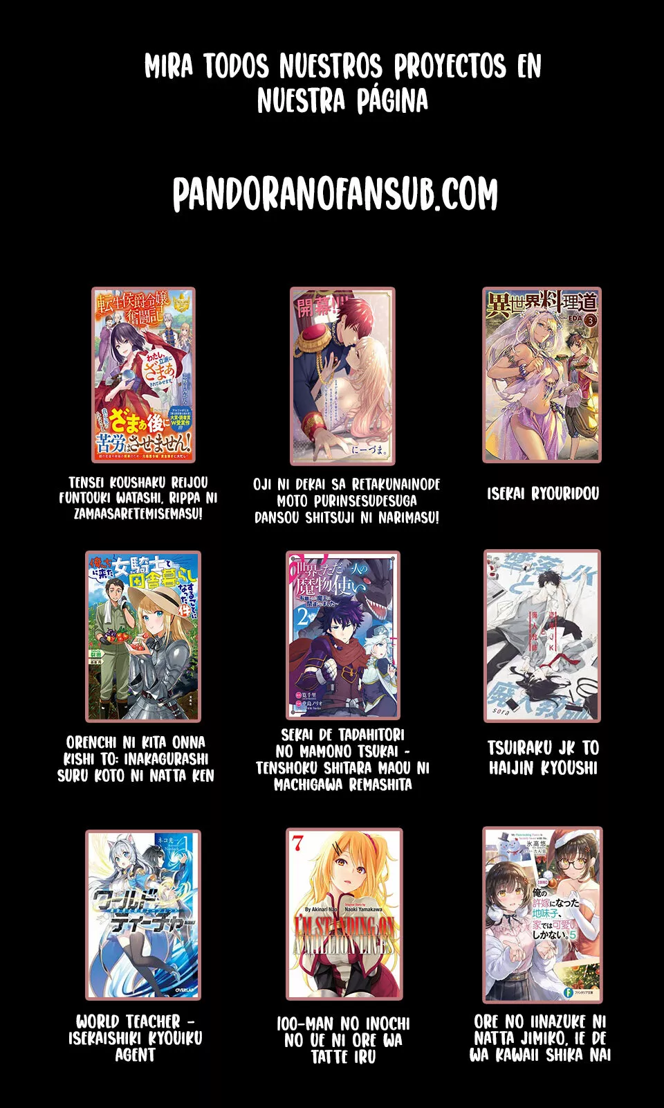 Página 23 del Manga