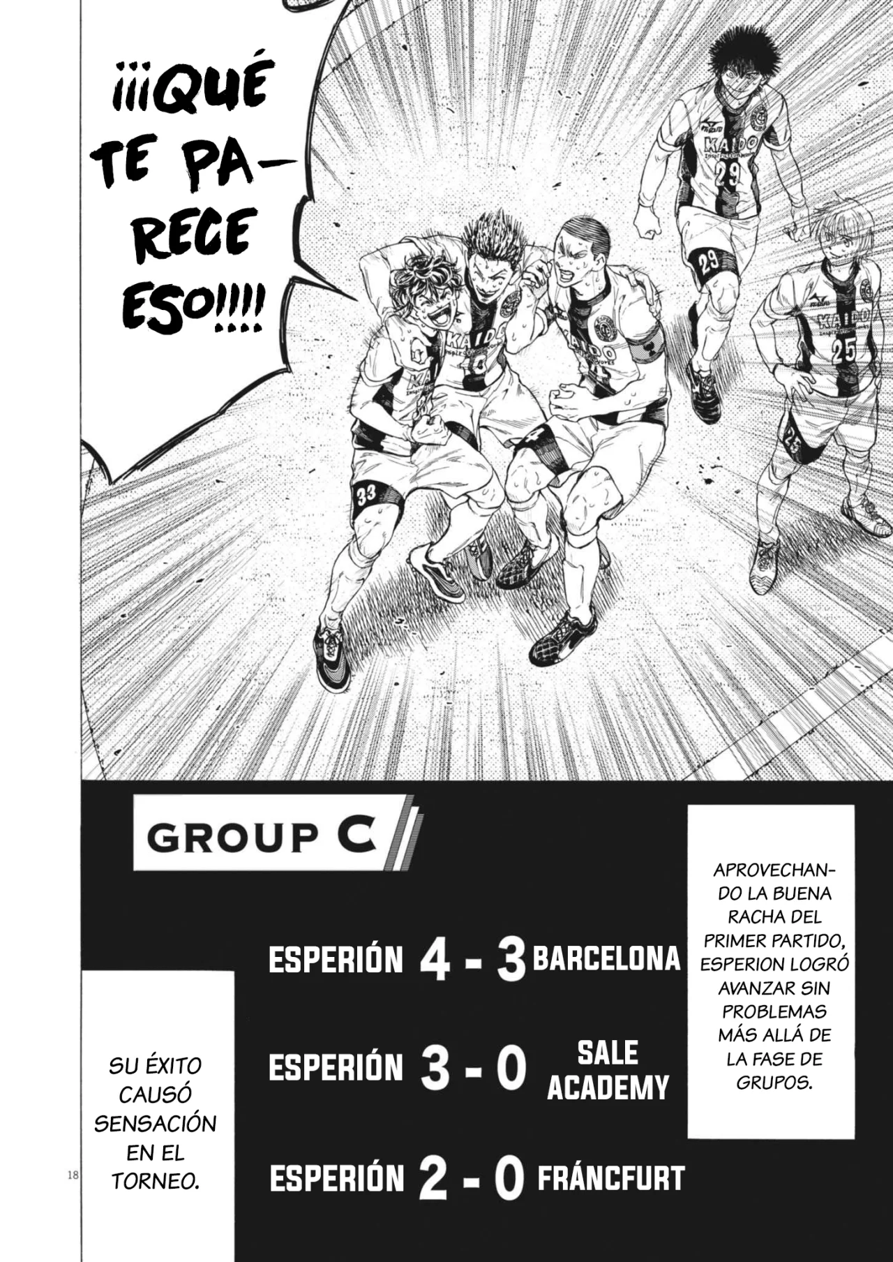 Página 18 del Manga