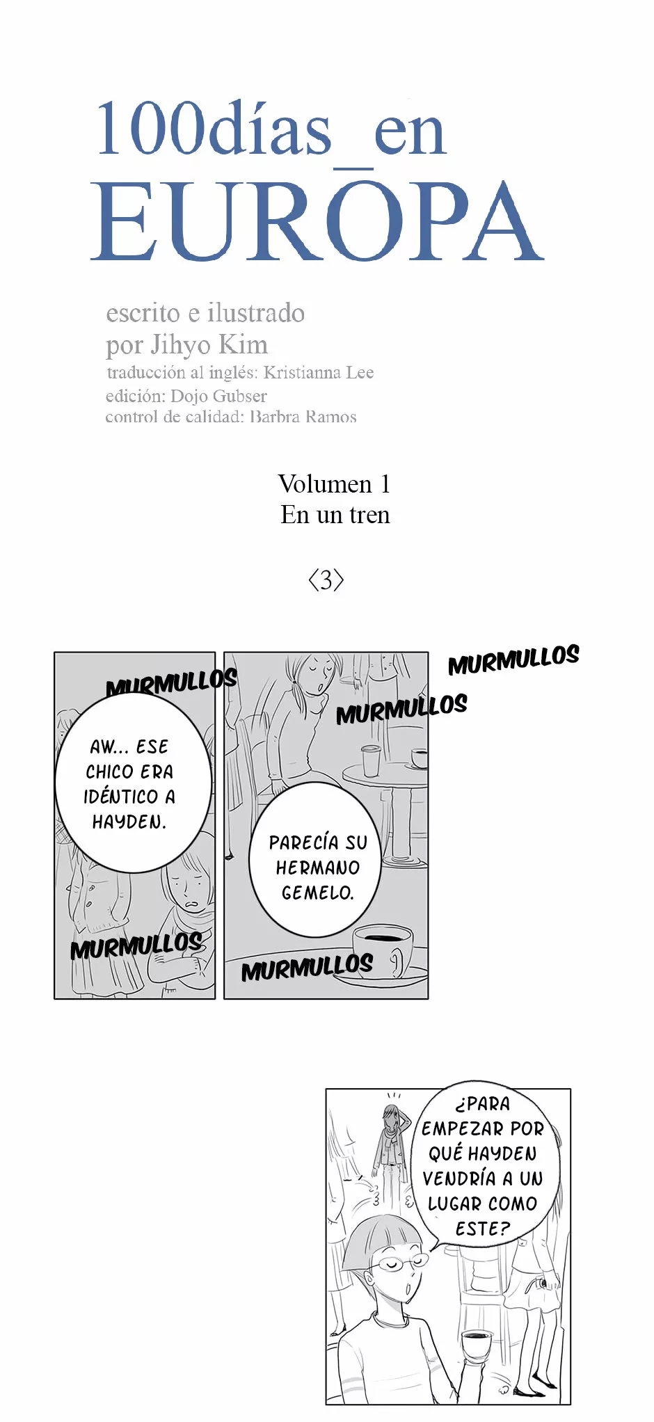Página 1 del Manga