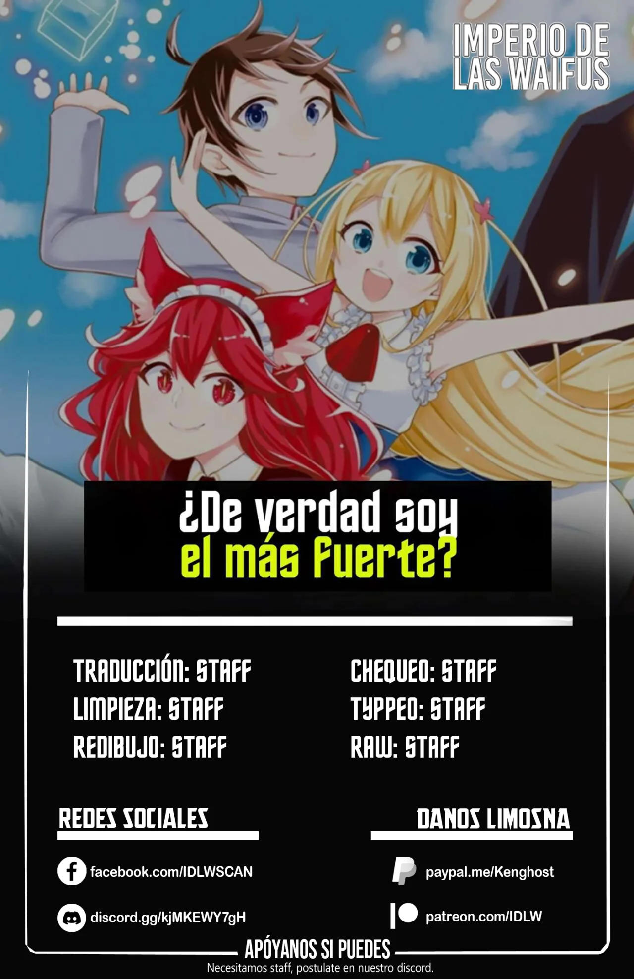 Página 1 del Manga